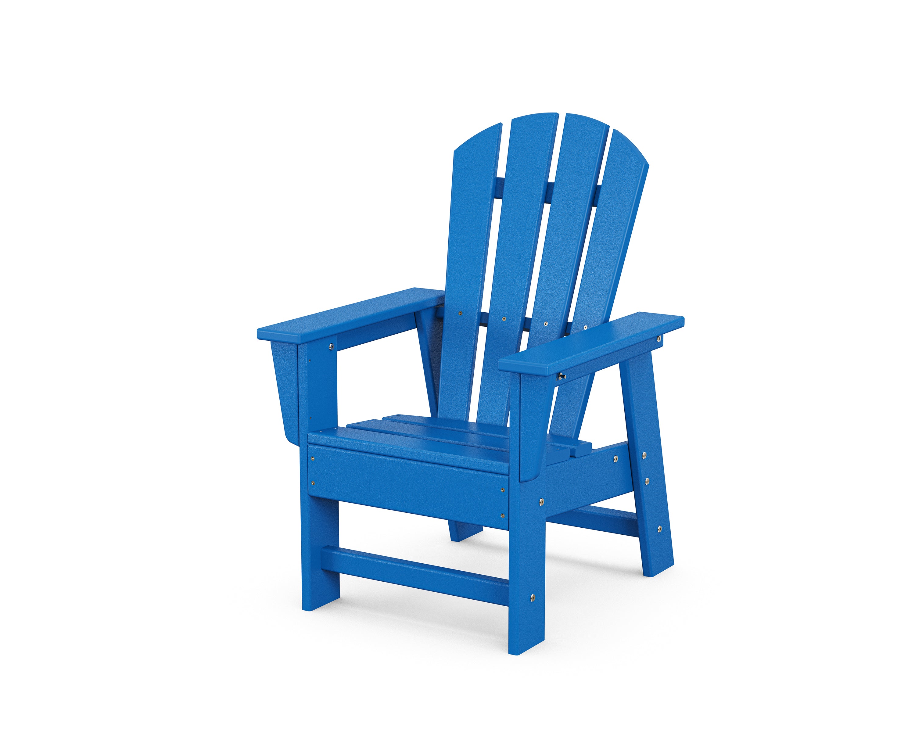 POLYWOOD Kids Adirondack Chair in Pacific Blue