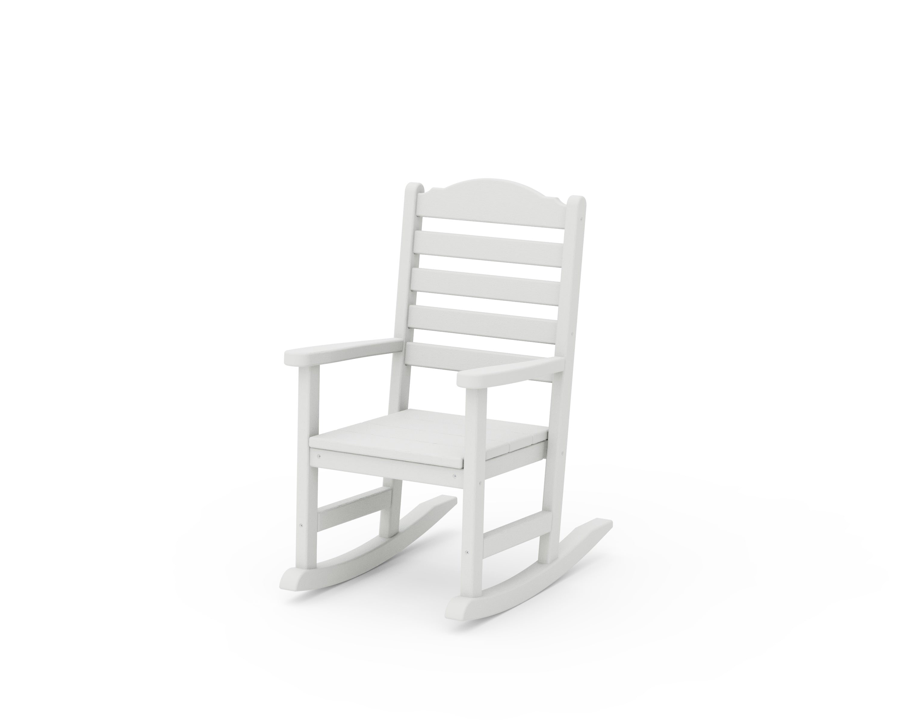 POLYWOOD Savannah Kids Rocking Chair in Vintage White