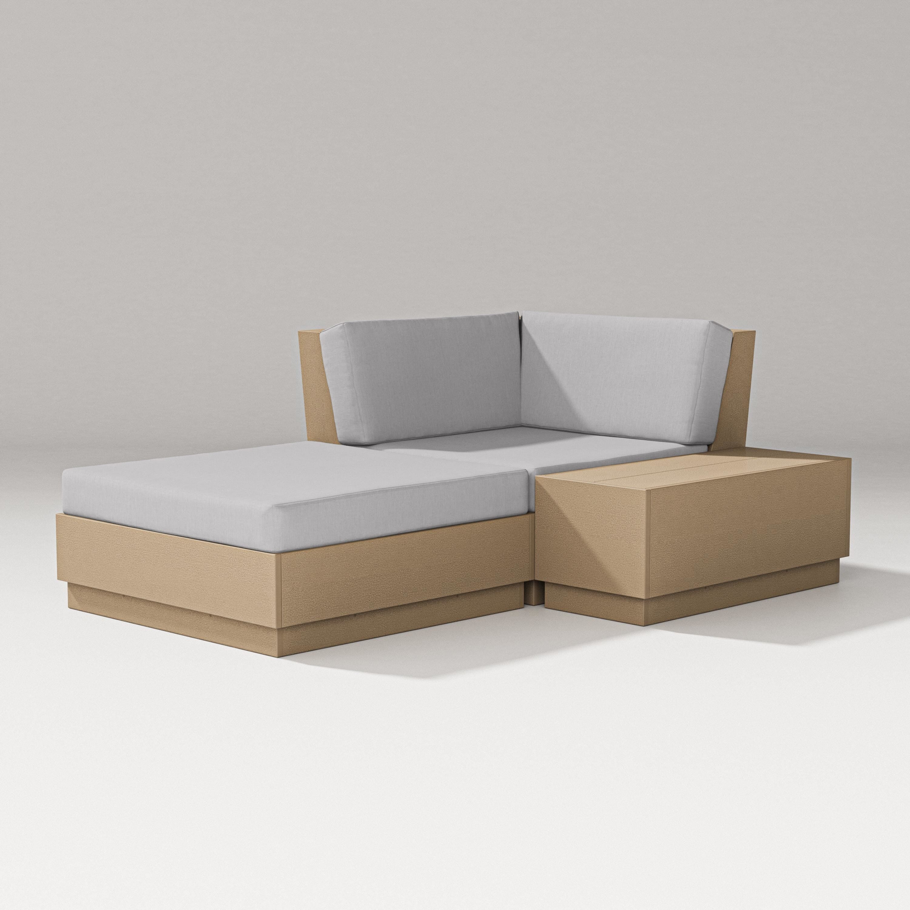 PW Designer Series Elevate Corner Chaise in Vintage Sahara / Granite