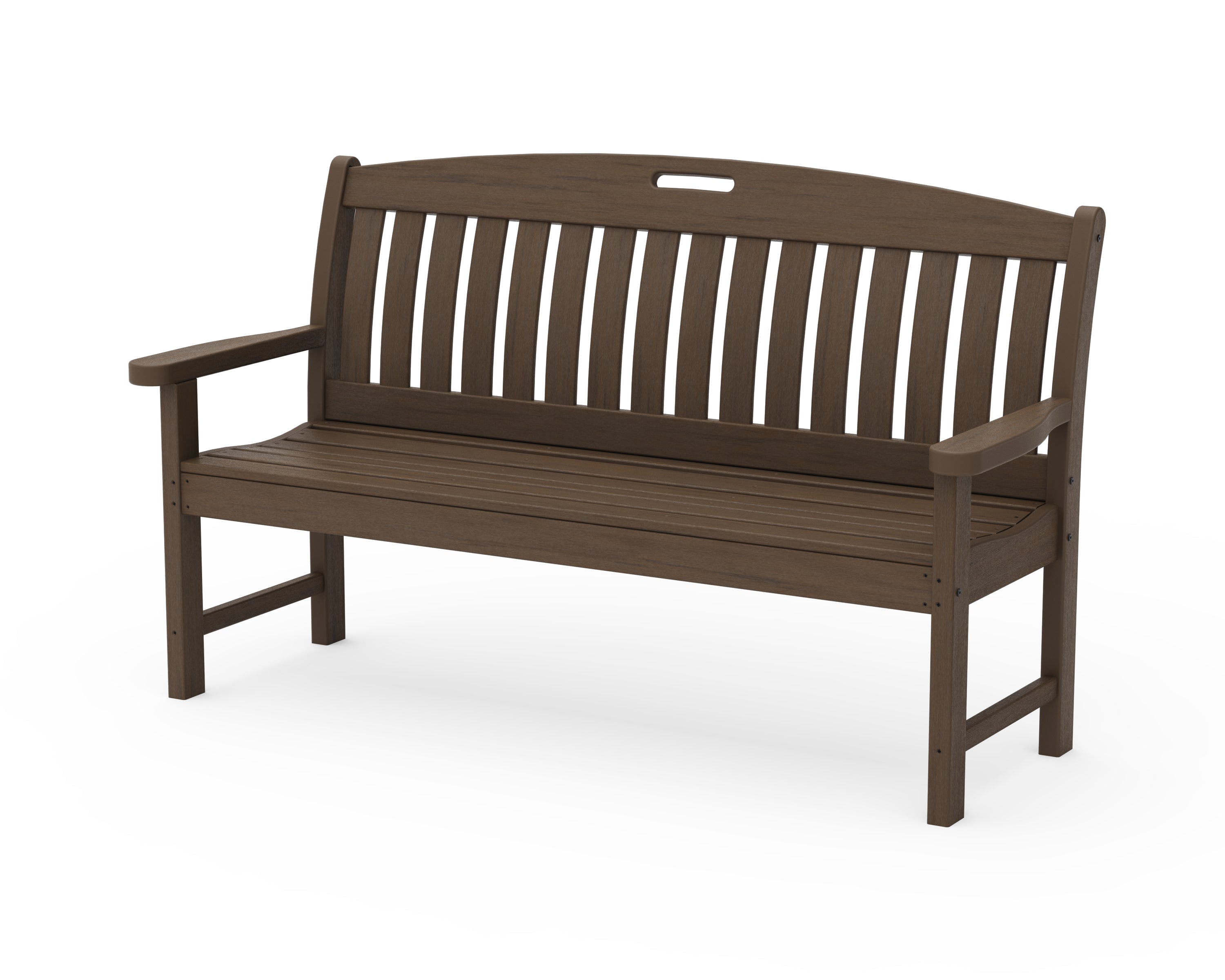 POLYWOOD Nautical 60" Bench in Kona