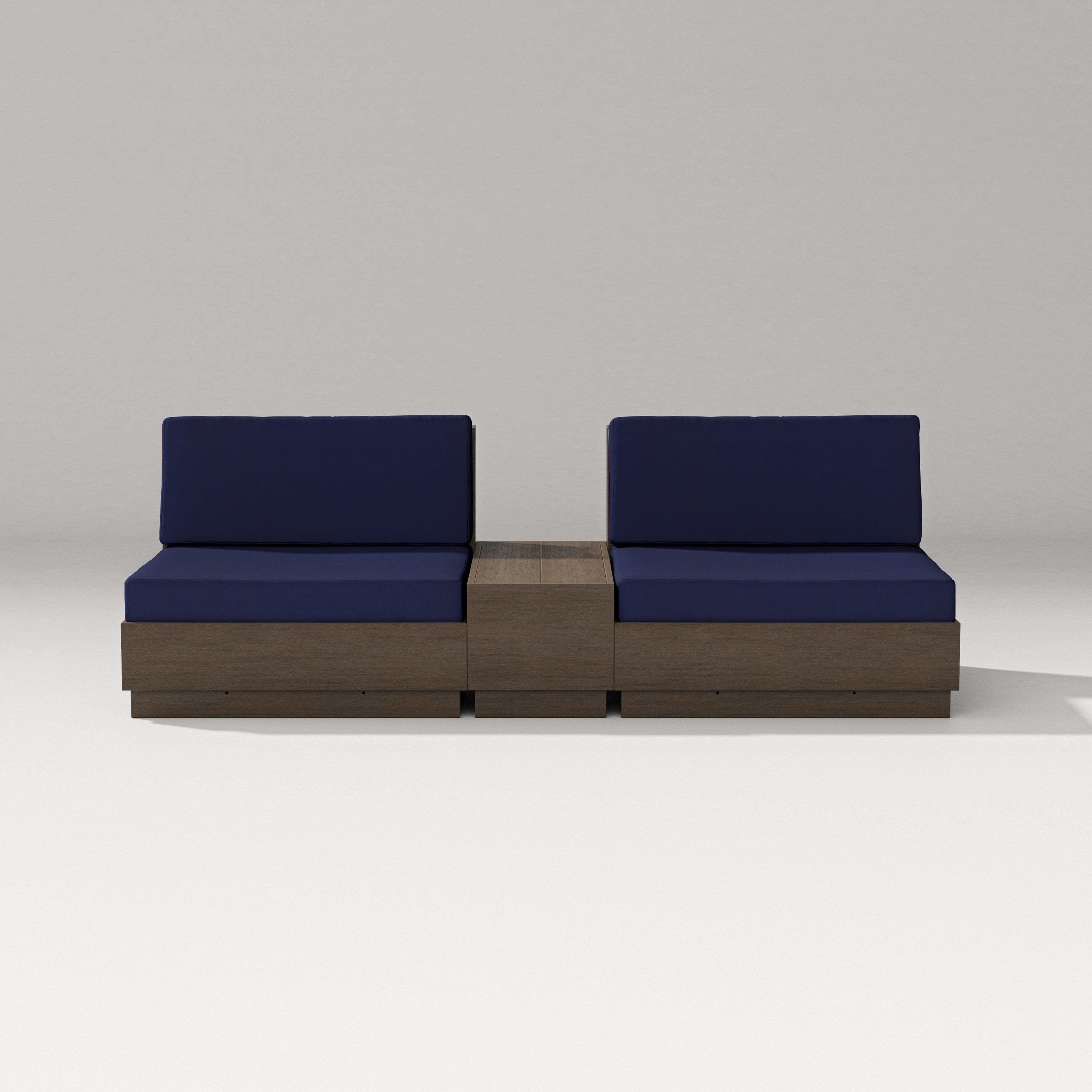 PW Designer Series Elevate Lounge Chair Set in Kona / Navy