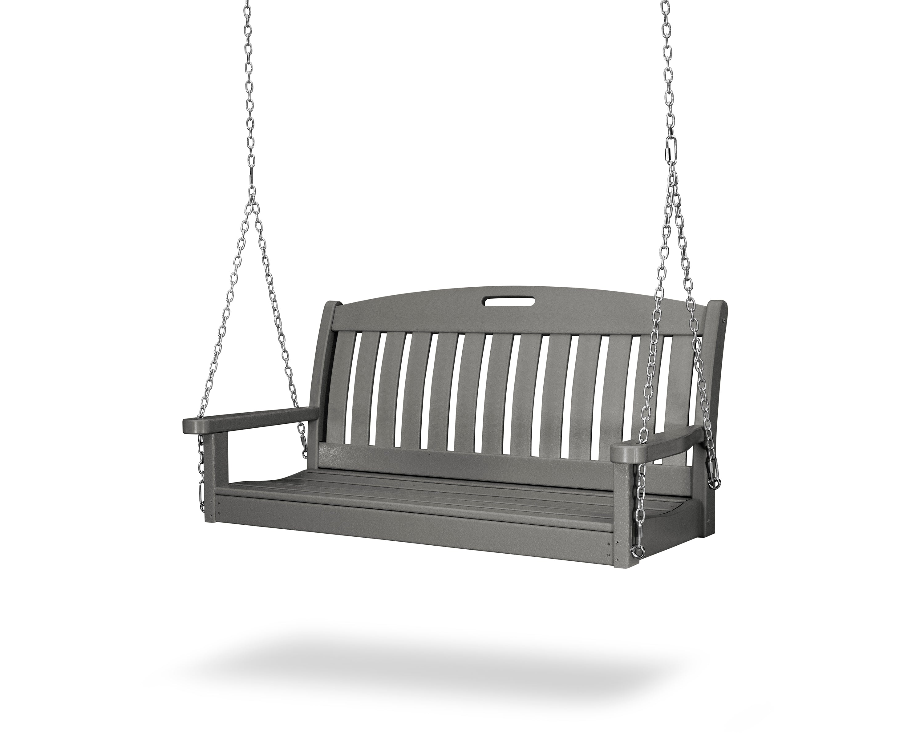 POLYWOOD Nautical 48" Swing in Slate Grey
