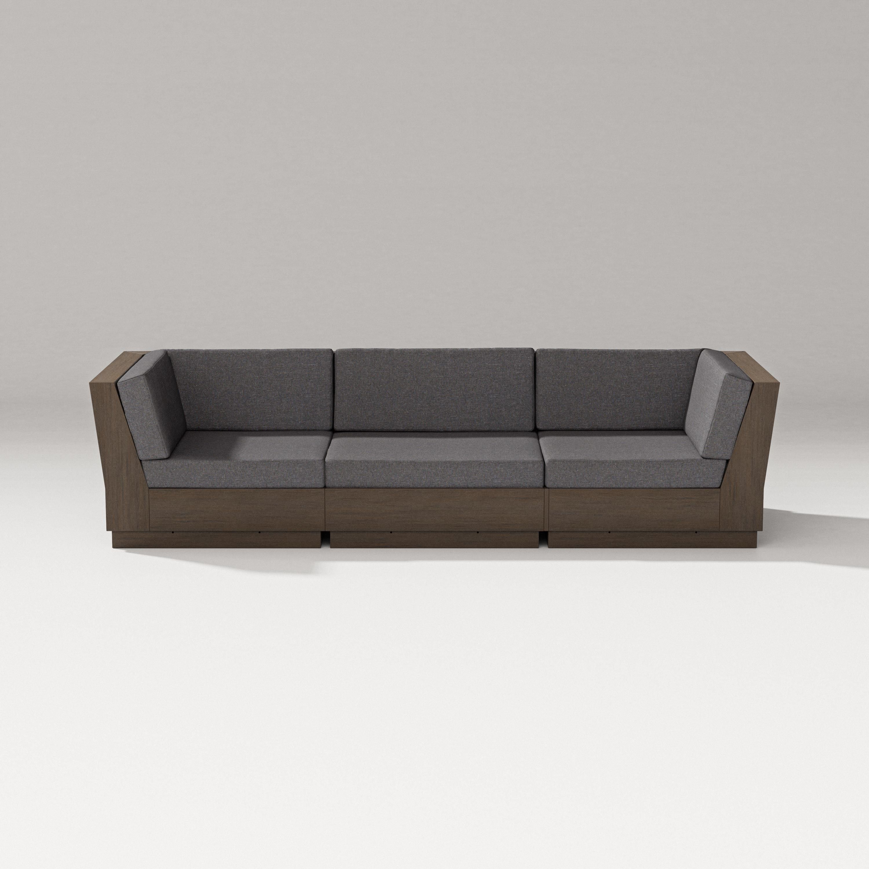 PW Designer Series Elevate Sofa Sectional in Kona / Ash Charcoal
