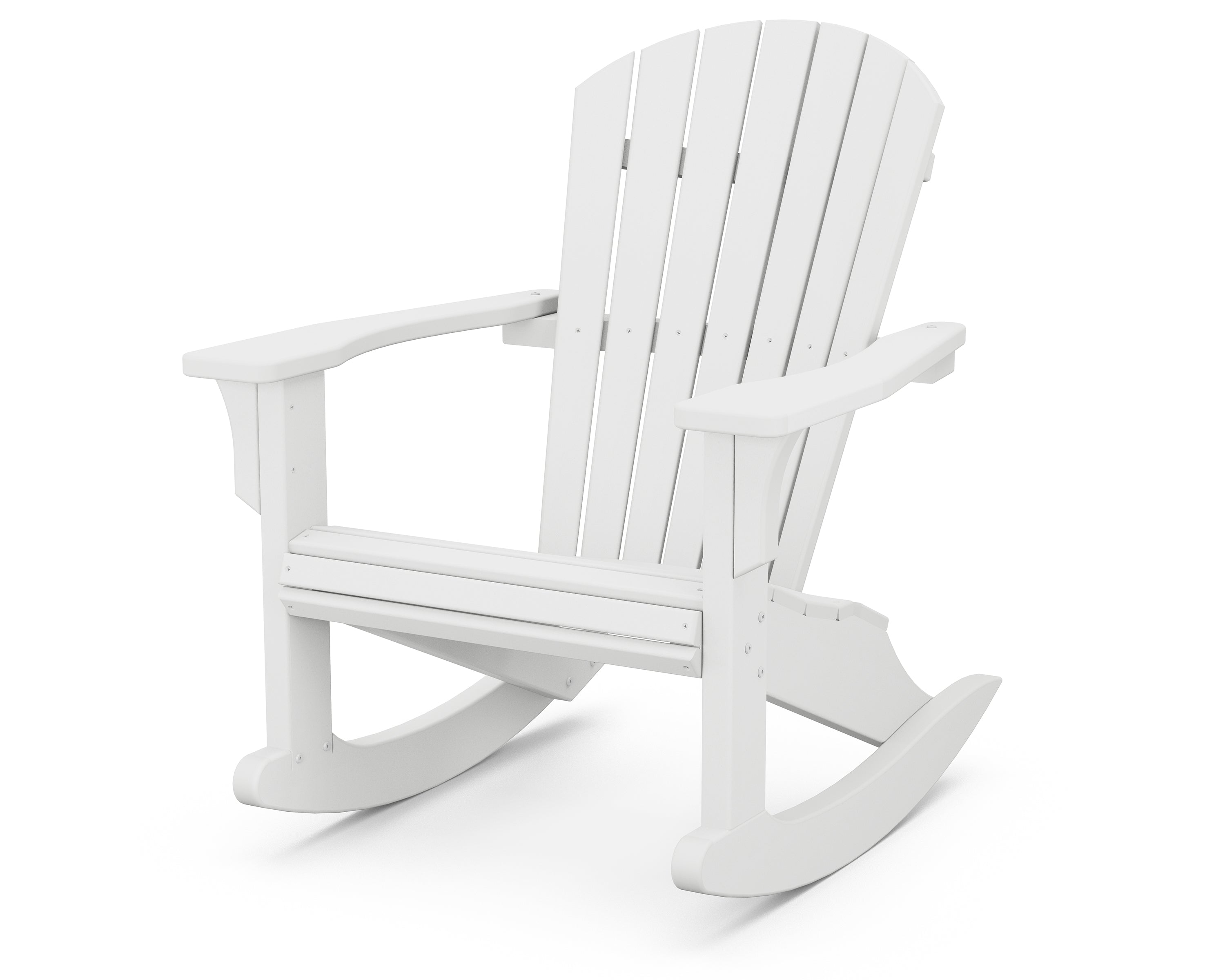 POLYWOOD® Seashell Rocking Chair in White