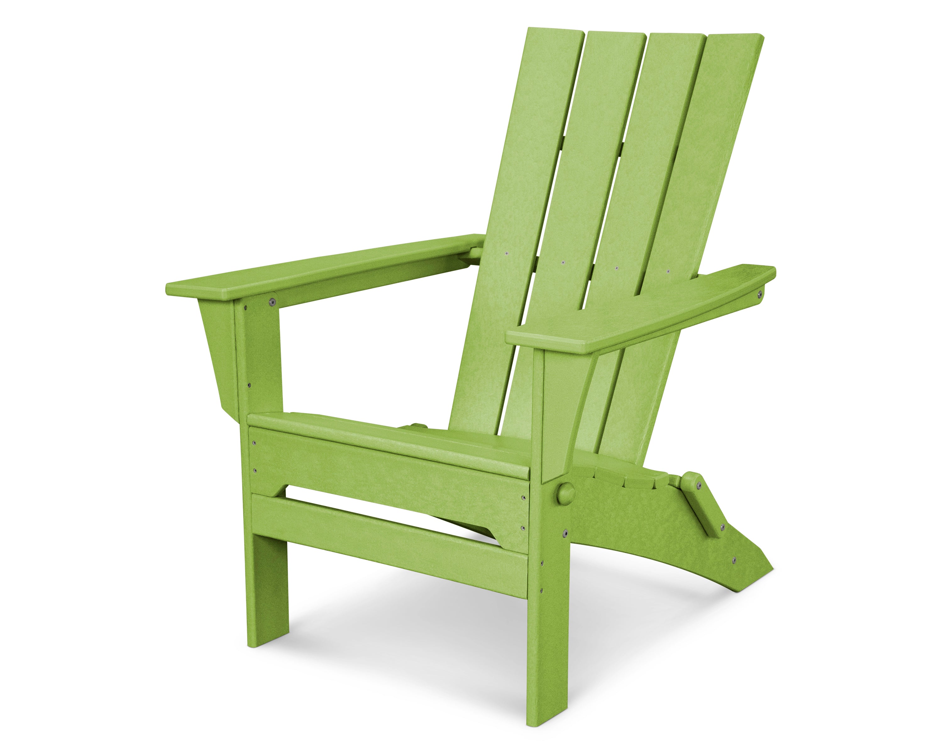 POLYWOOD Quattro Folding Adirondack in Lime