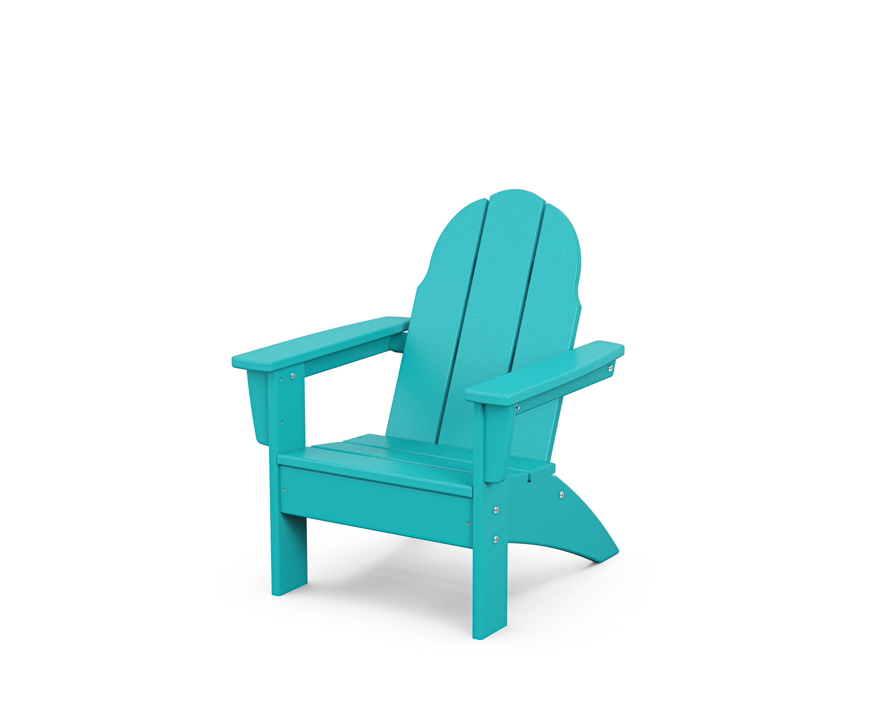 POLYWOOD Kids Vineyard Adirondack Chair in Aruba