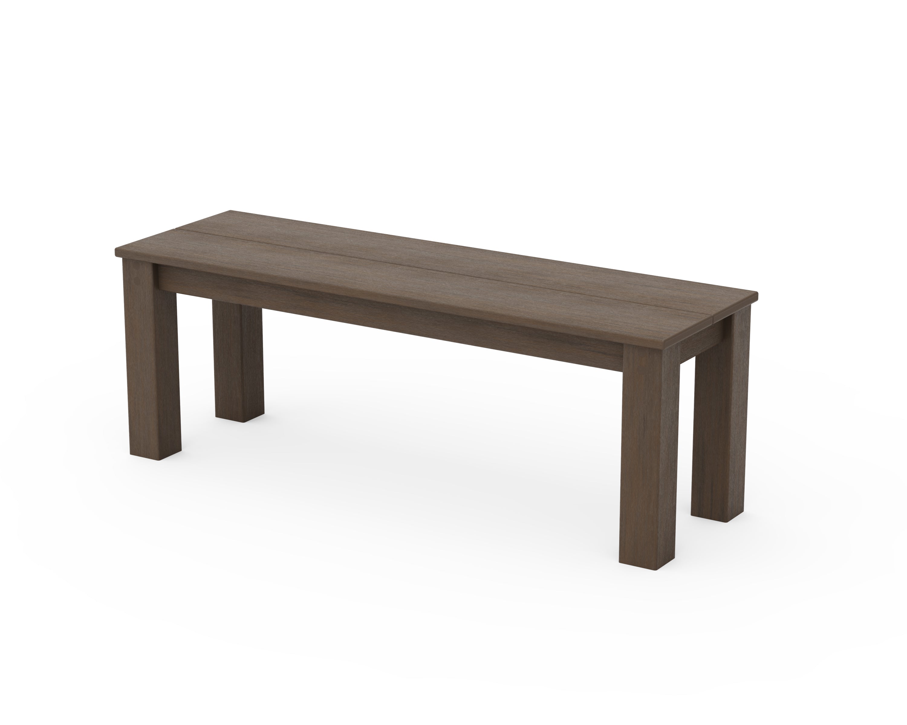 POLYWOOD Studio Parsons 48” Bench in Kona