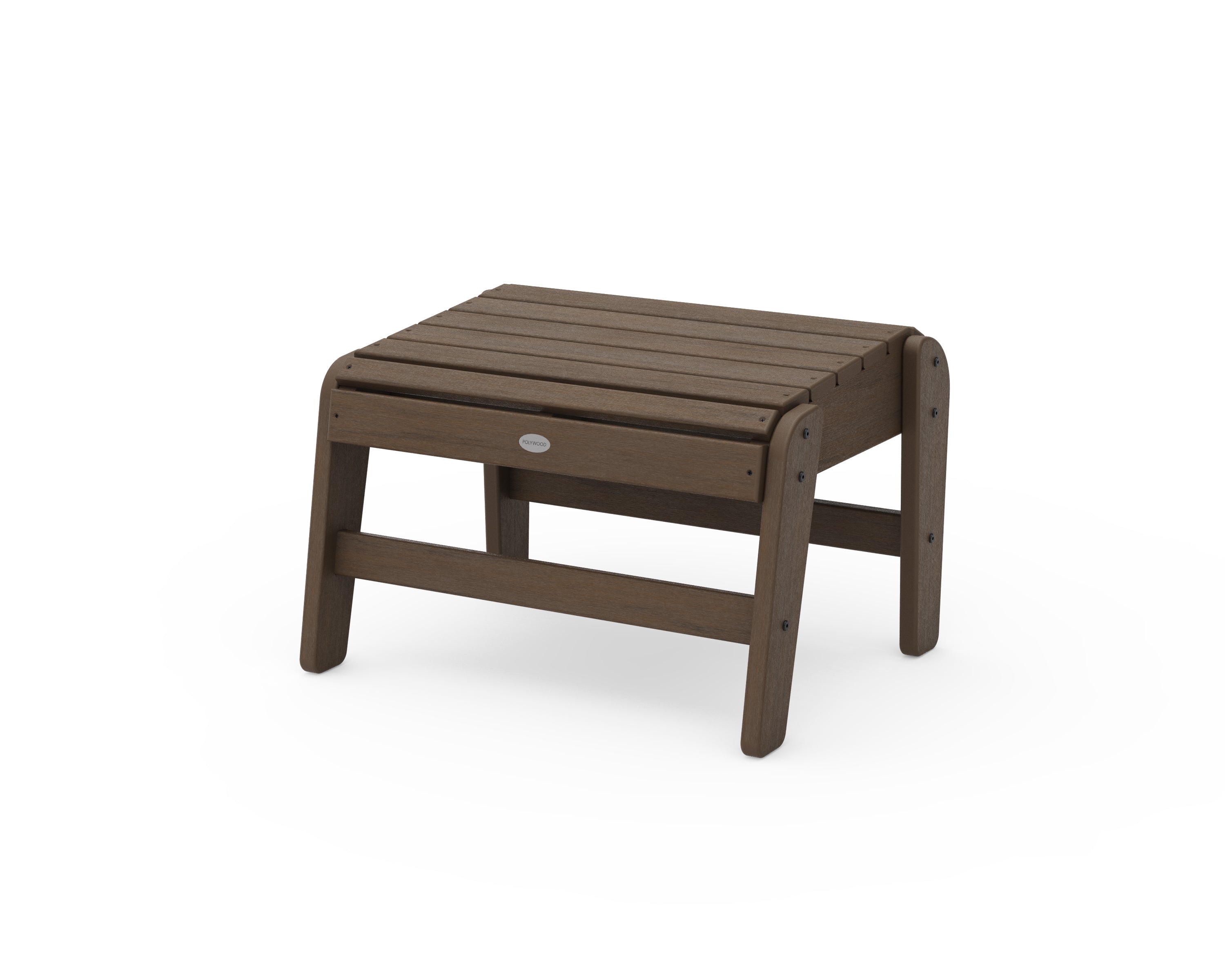 POLYWOOD Grand Upright Adirondack Ottoman in Kona