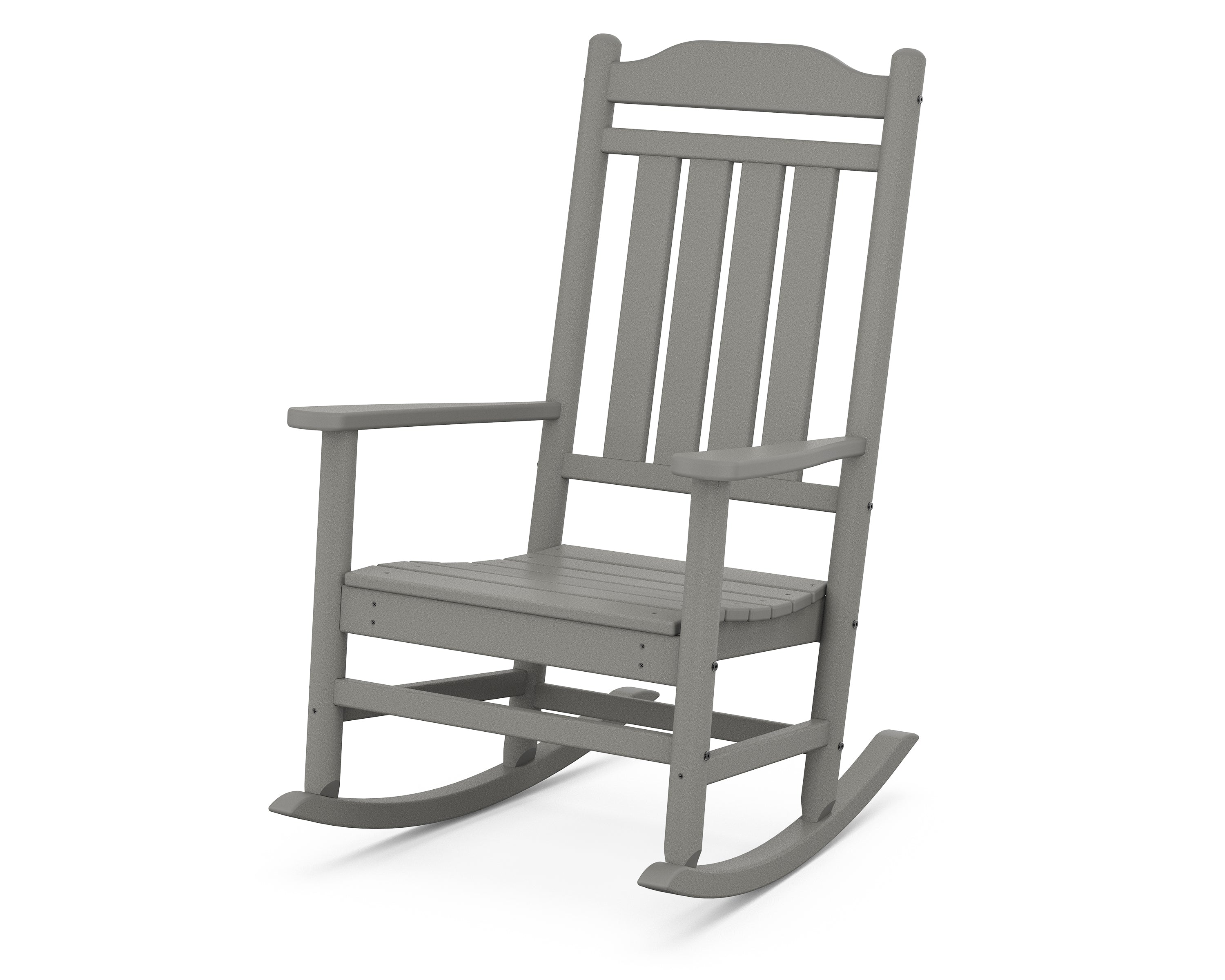 POLYWOOD Country Living Legacy Rocking Chair in Slate Grey