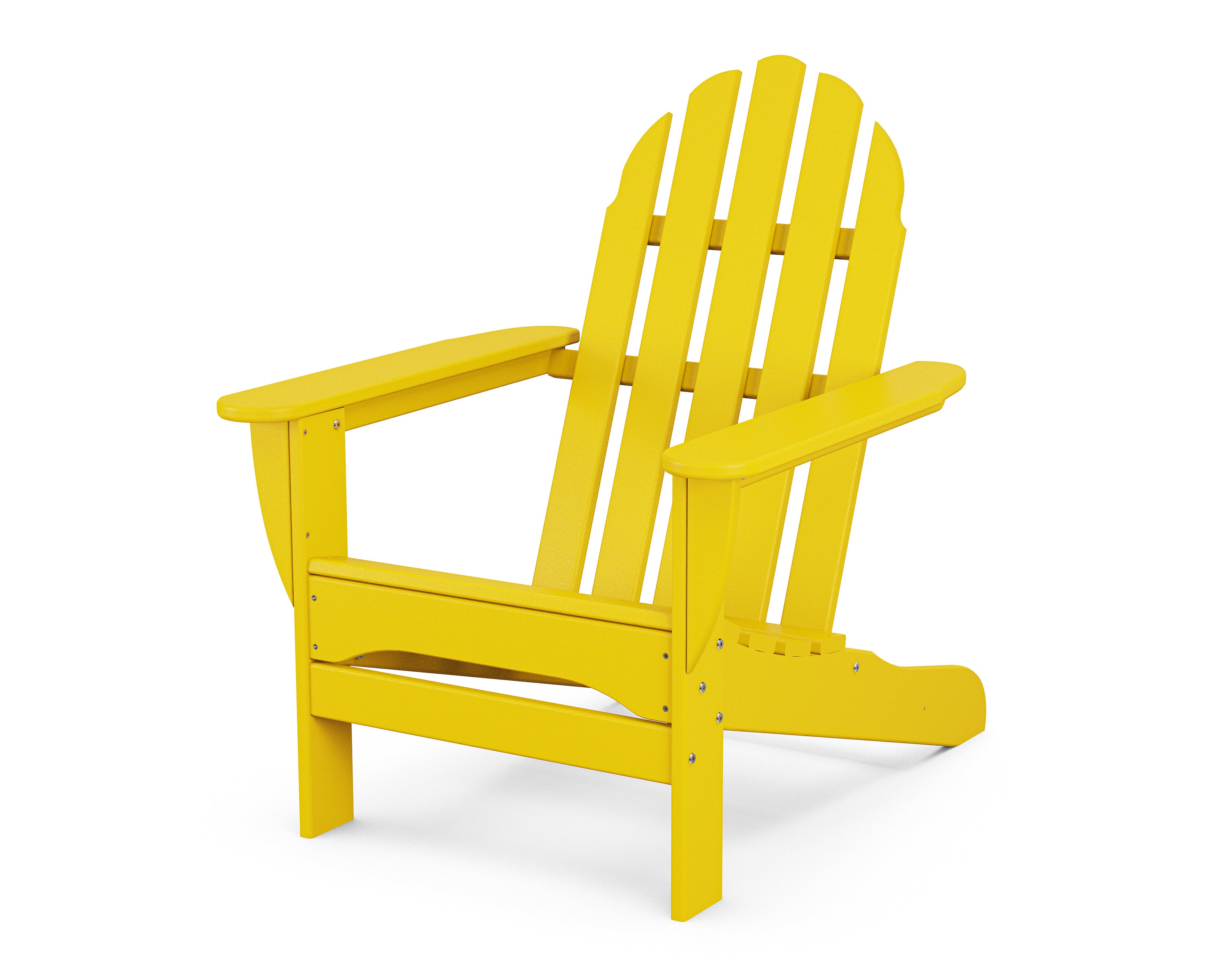 POLYWOOD Classic Adirondack Chair in Lemon