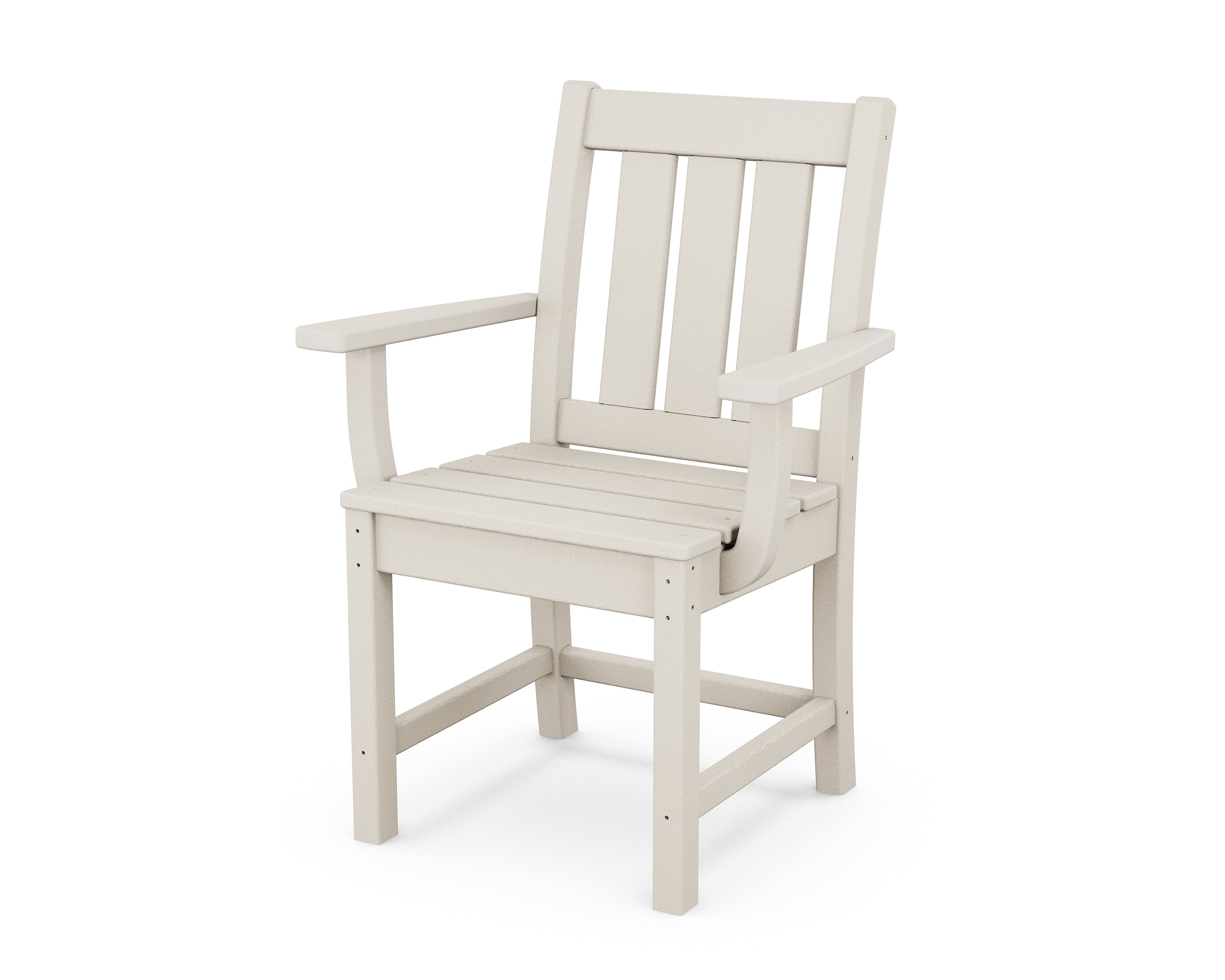 POLYWOOD Oxford Dining Arm Chair in Sand