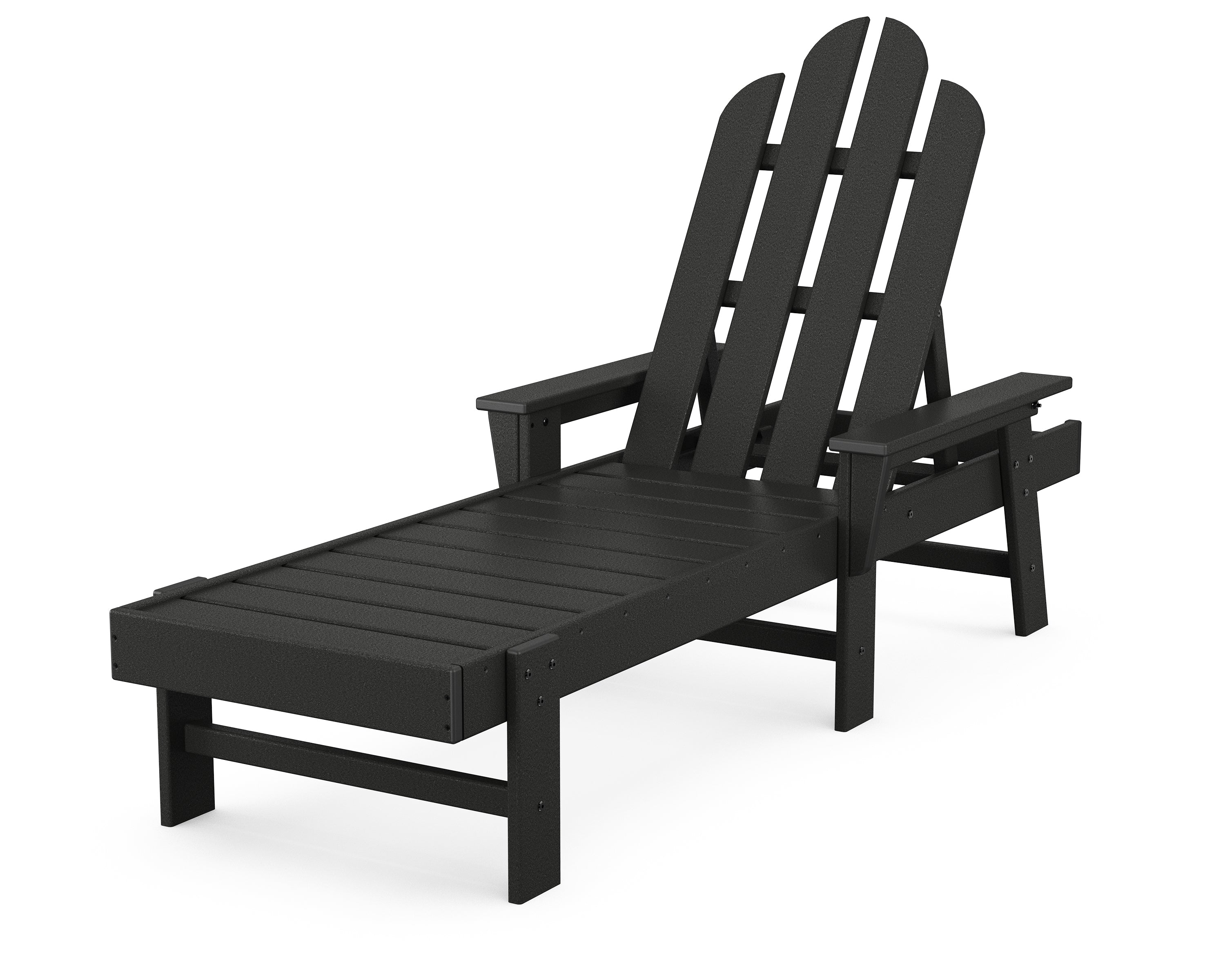 POLYWOOD® Long Island Chaise in Black