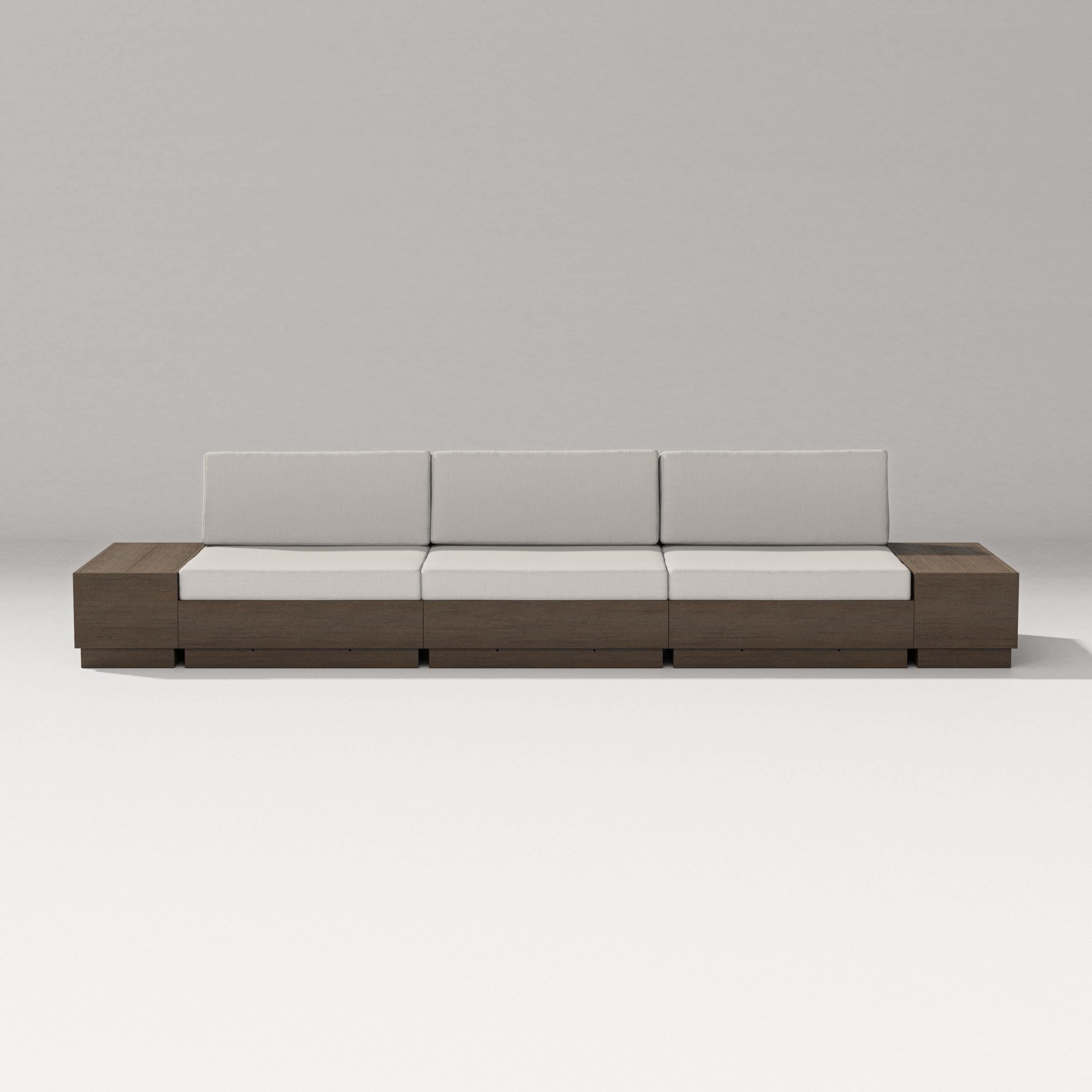 PW Designer Series Elevate Straight Sectional in Kona / Cast Ash