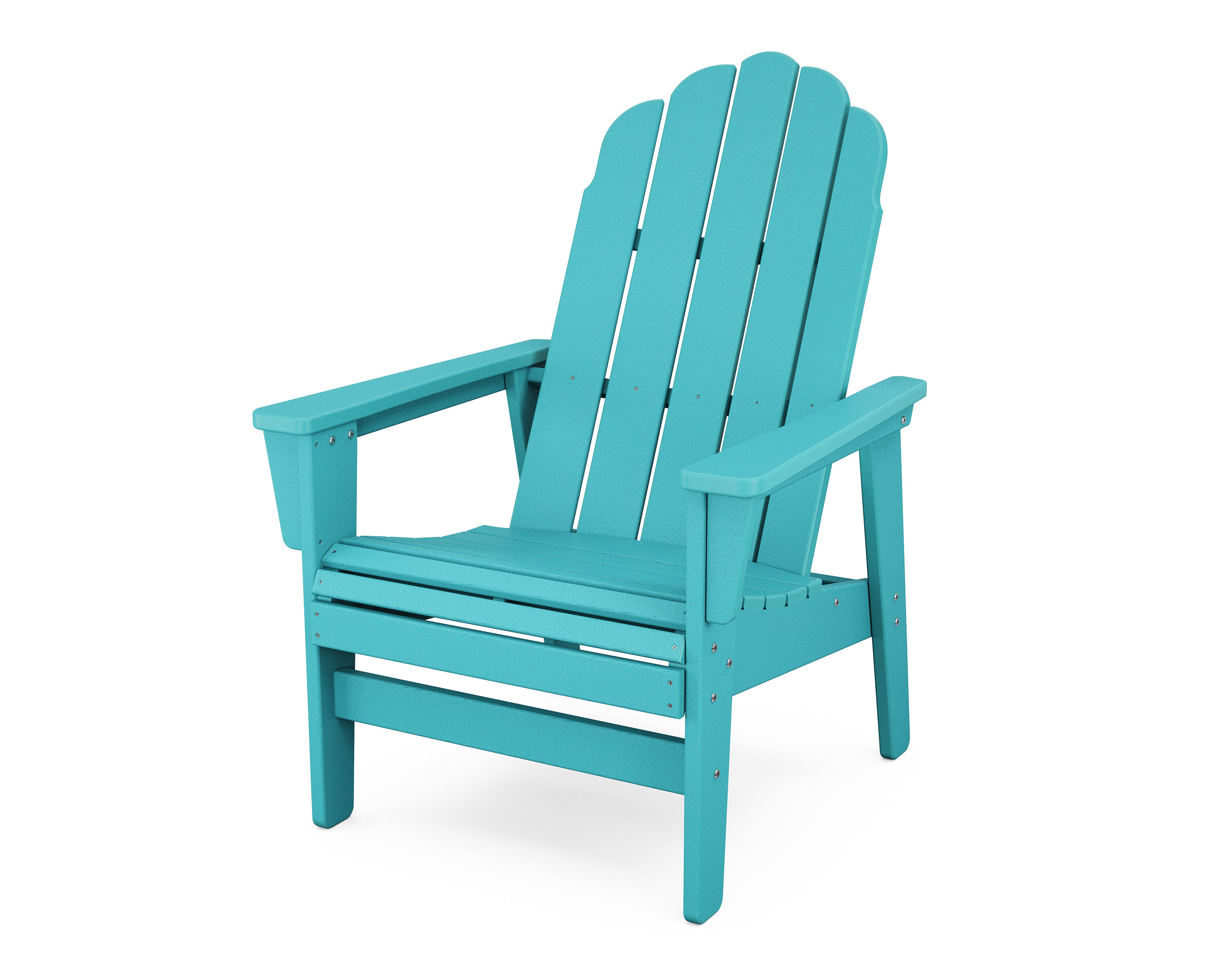 POLYWOOD Vineyard Grand Upright Adirondack Chair in Aruba