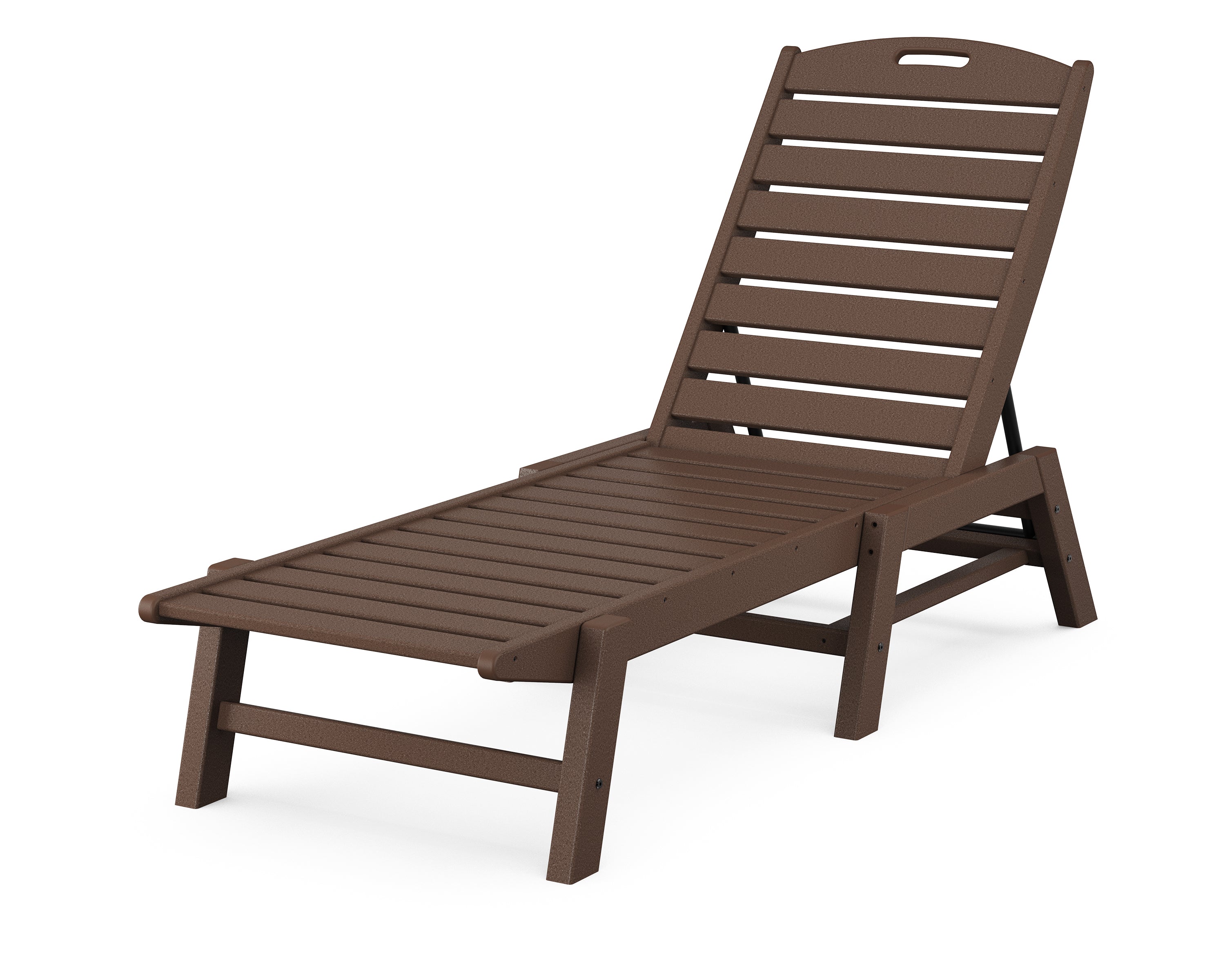 POLYWOOD® Nautical Chaise in Mahogany