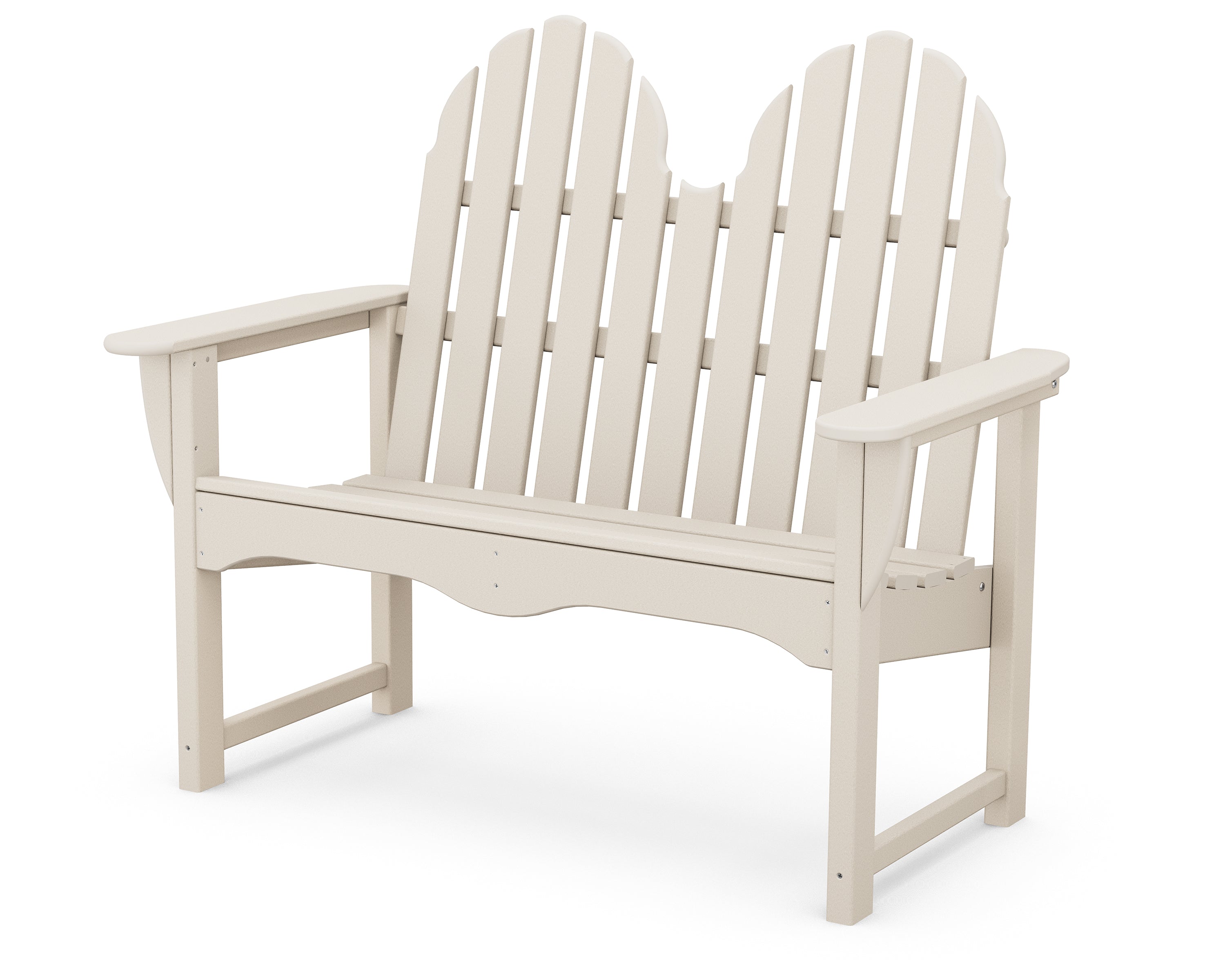 POLYWOOD® Classic Adirondack 48" Bench in Sand