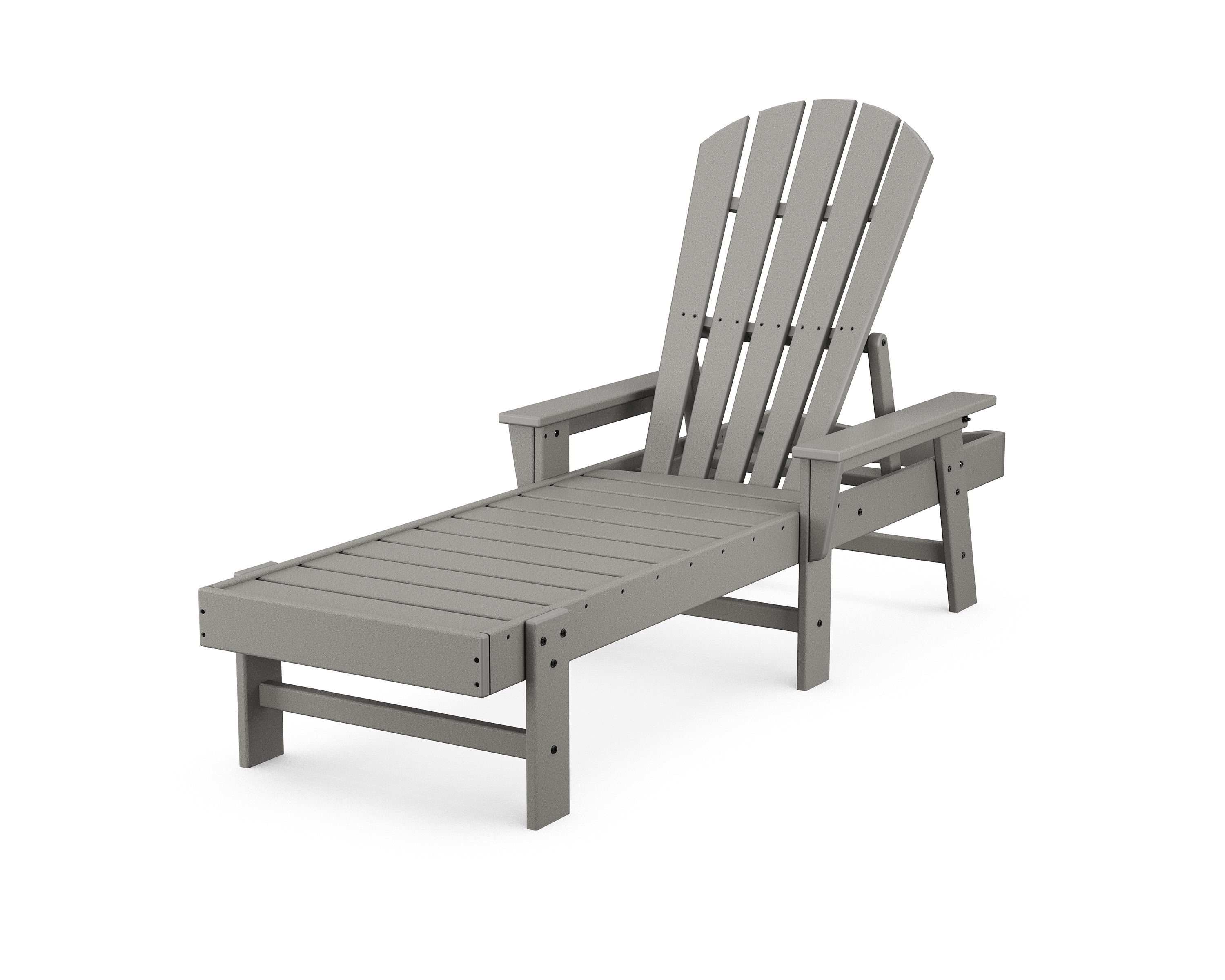 POLYWOOD® South Beach Chaise in Slate Grey