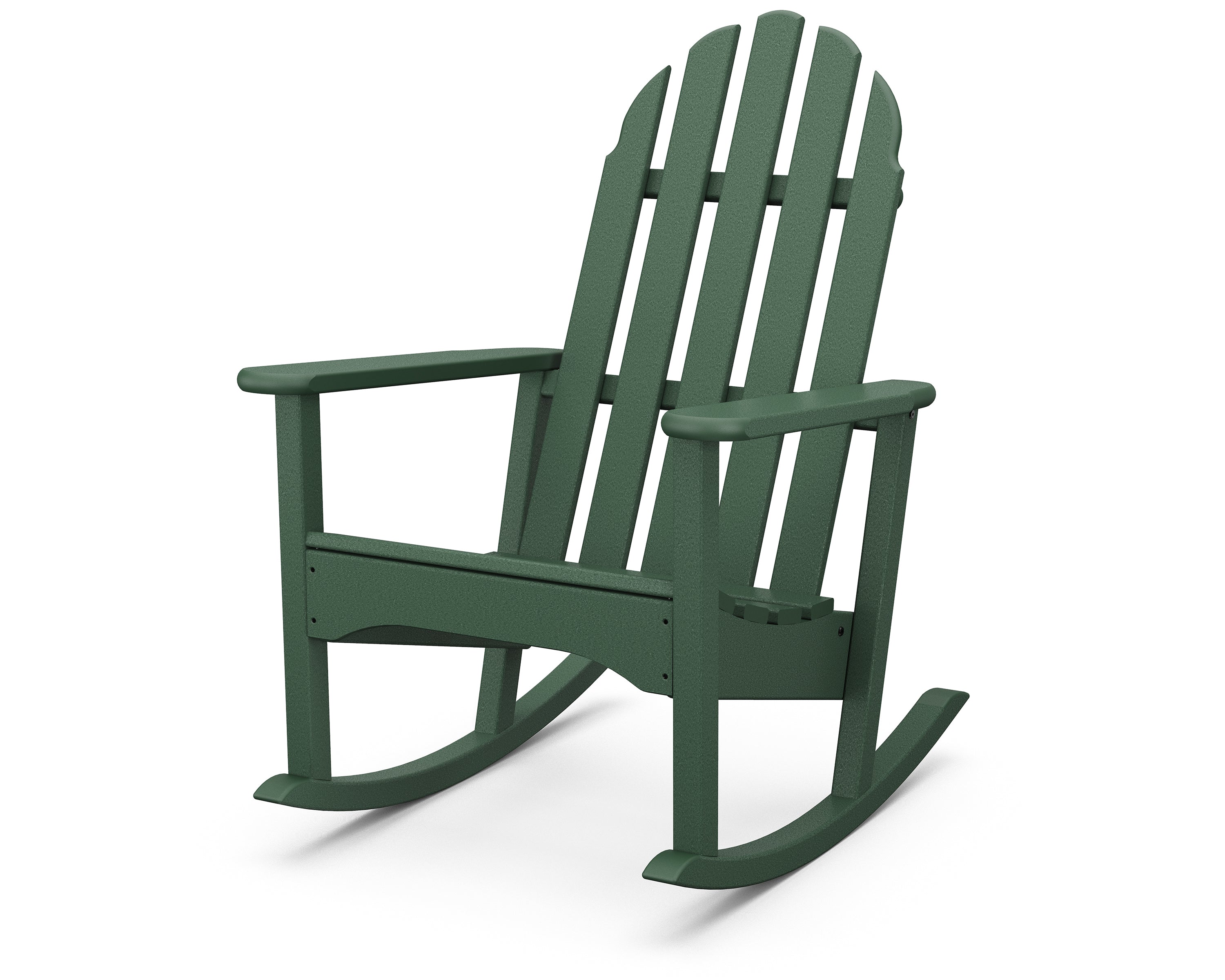 POLYWOOD® Classic Adirondack Rocking Chair in Green