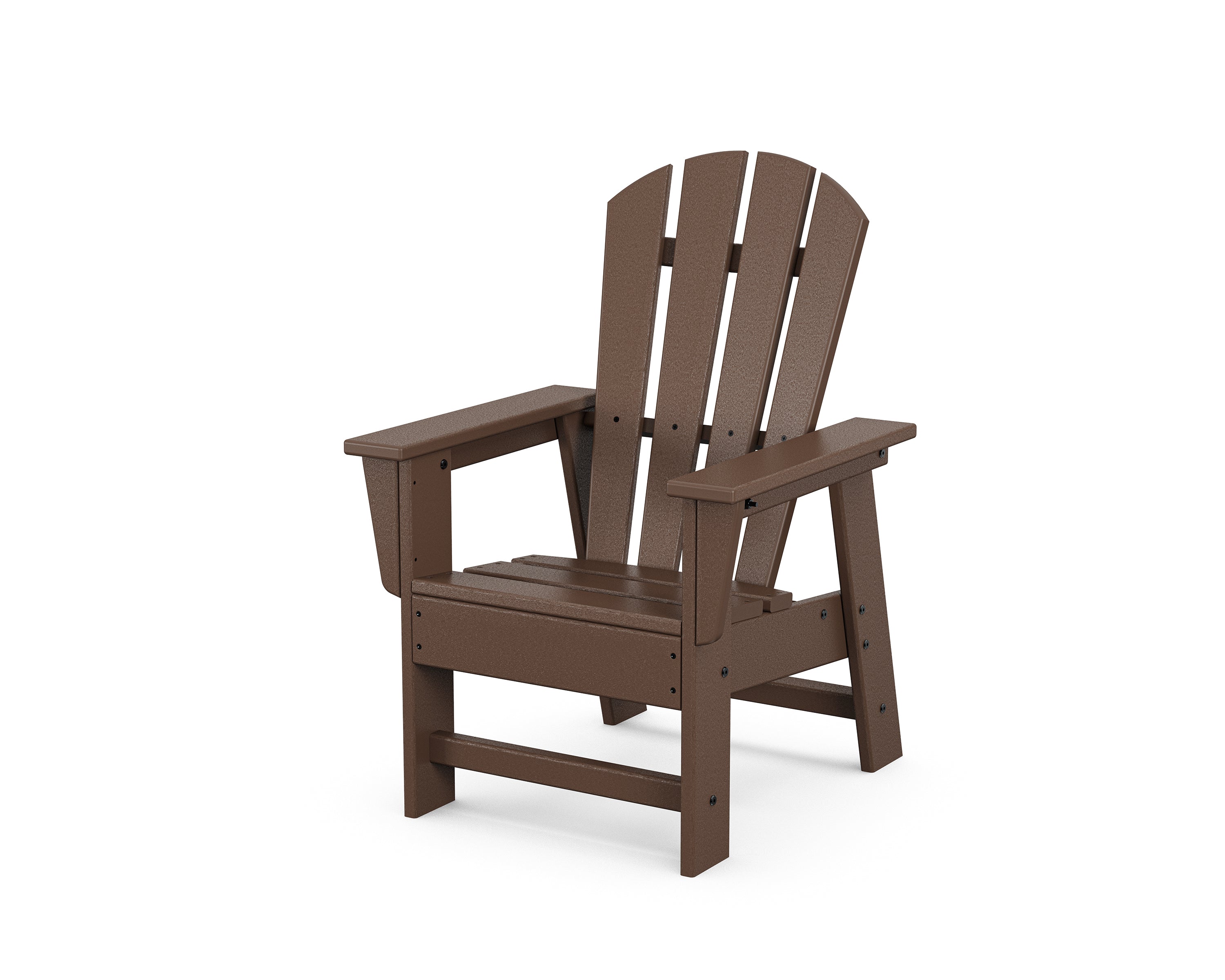 POLYWOOD Kids Adirondack Chair in Mahogany