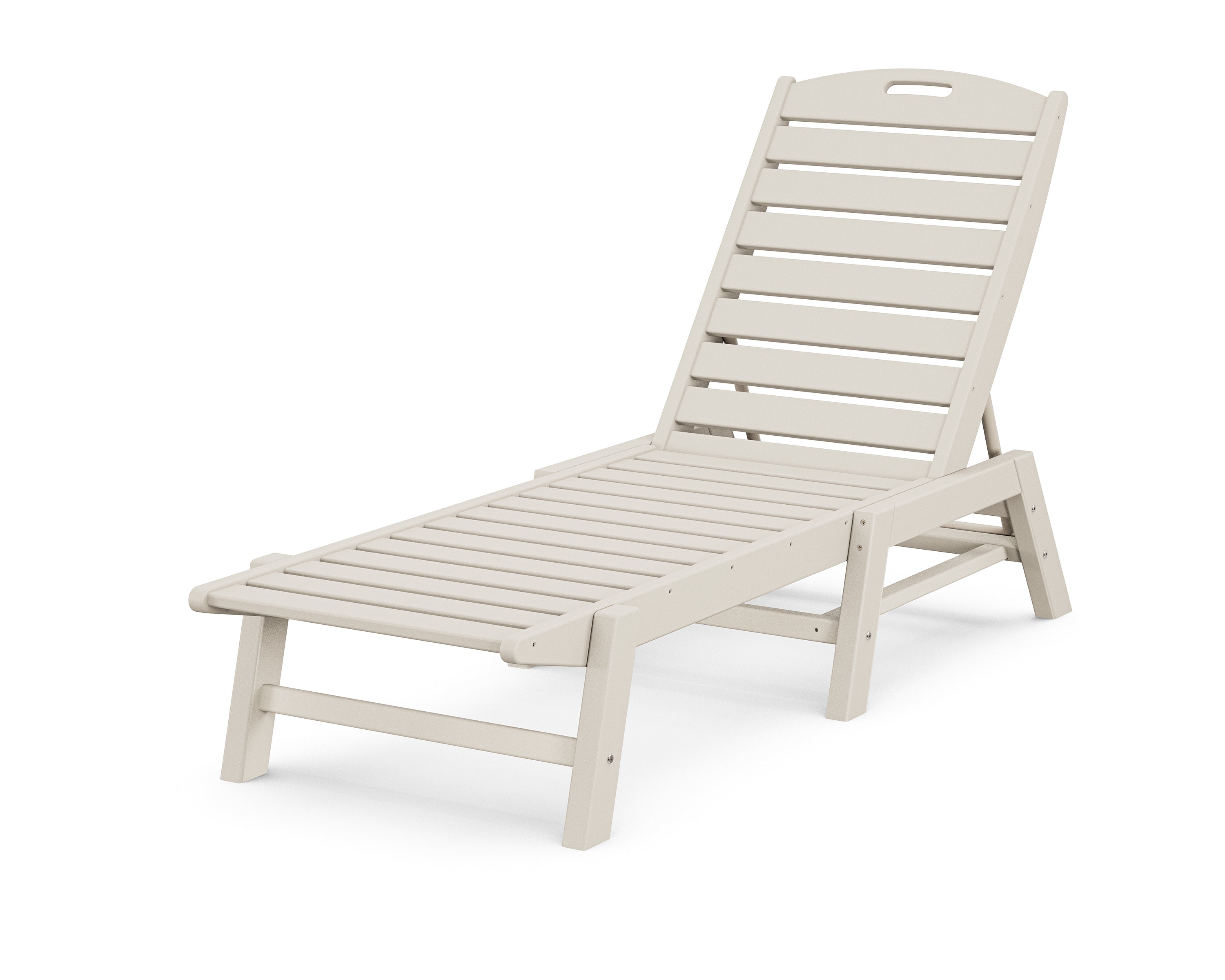 POLYWOOD Nautical Chaise in Sand