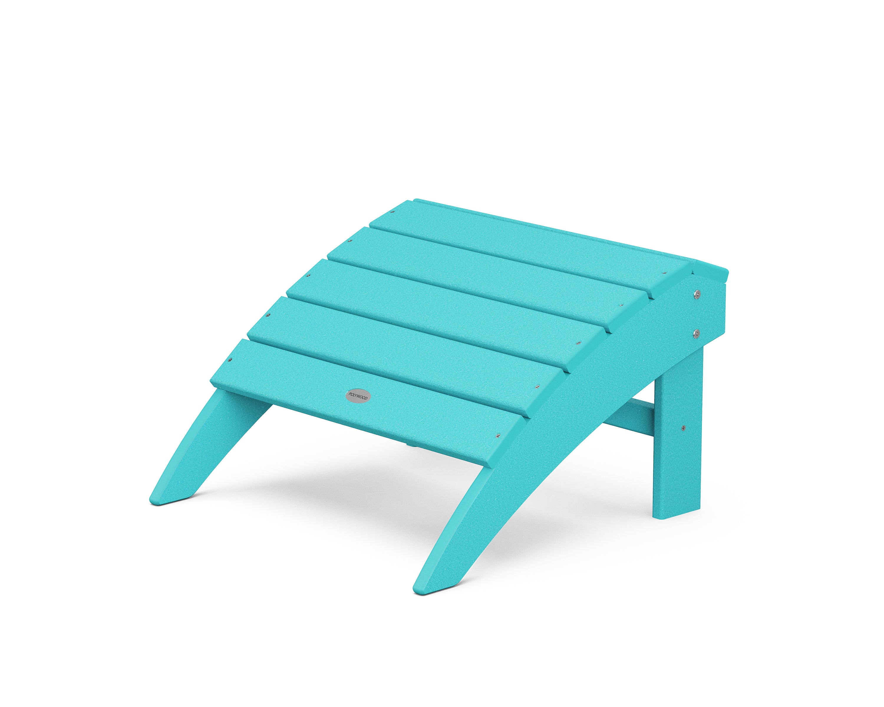 POLYWOOD Vineyard Adirondack Ottoman in Aruba