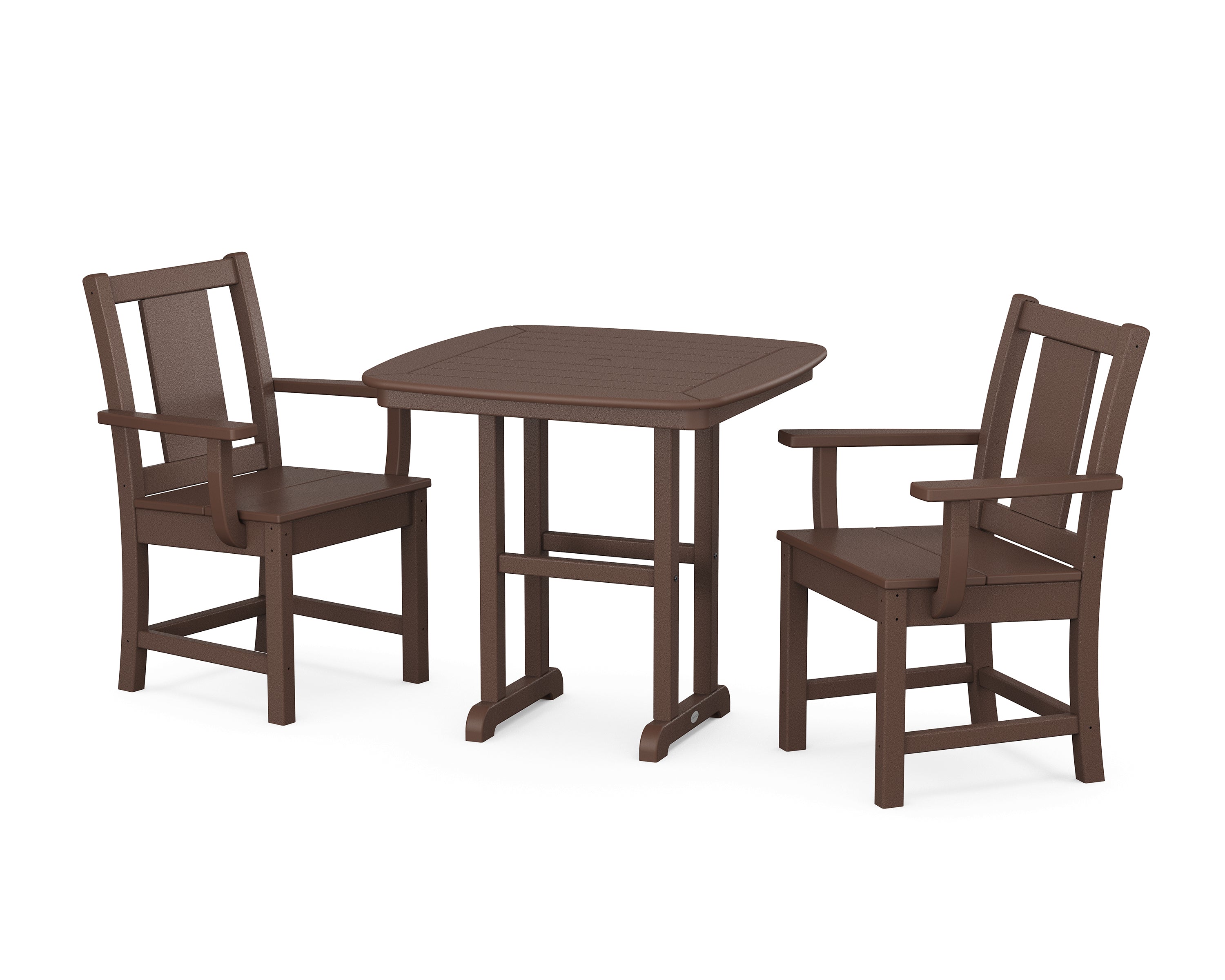 POLYWOOD® Prairie 3-Piece Dining Set in Mahogany