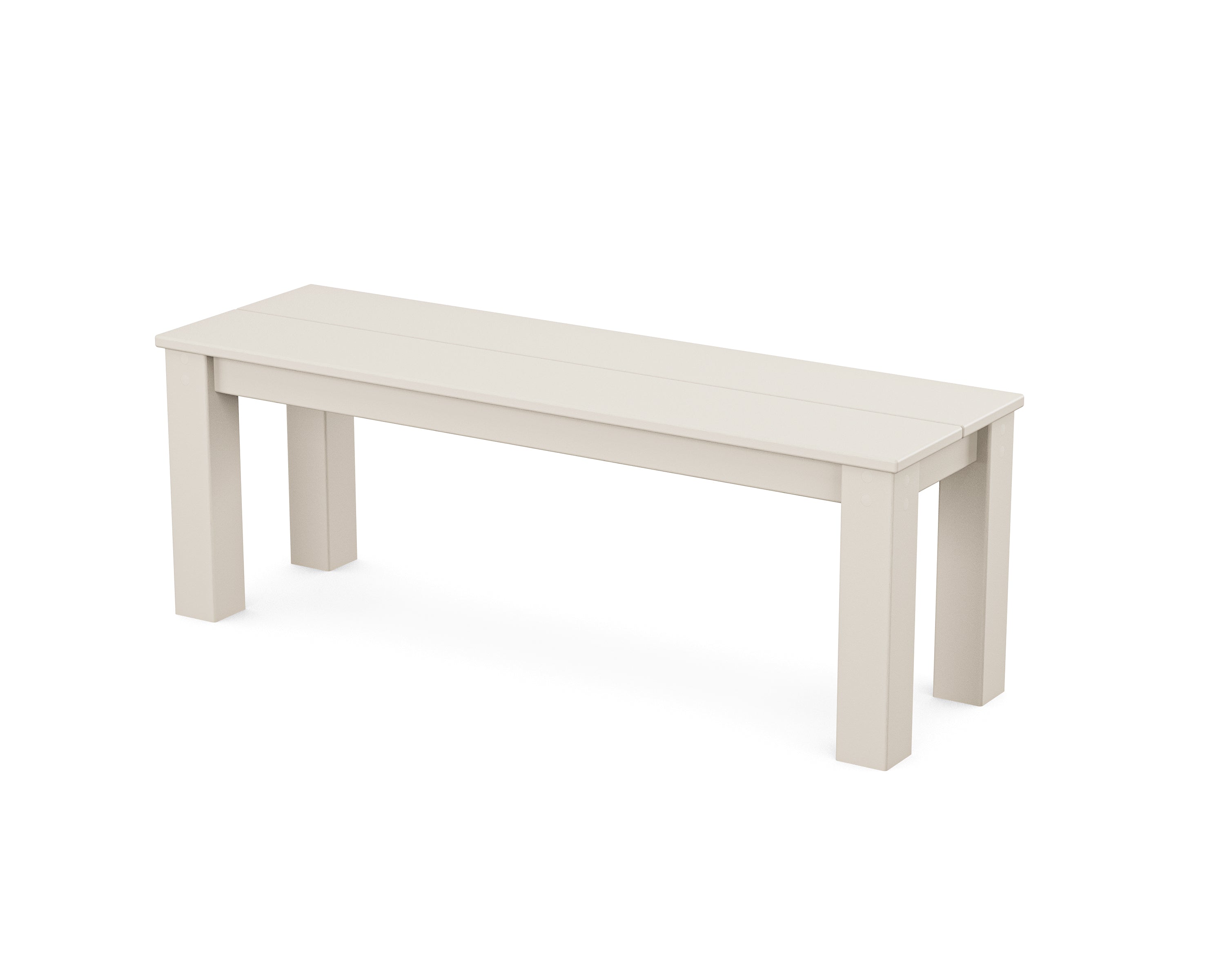 POLYWOOD® Studio Parsons 48” Bench in Sand