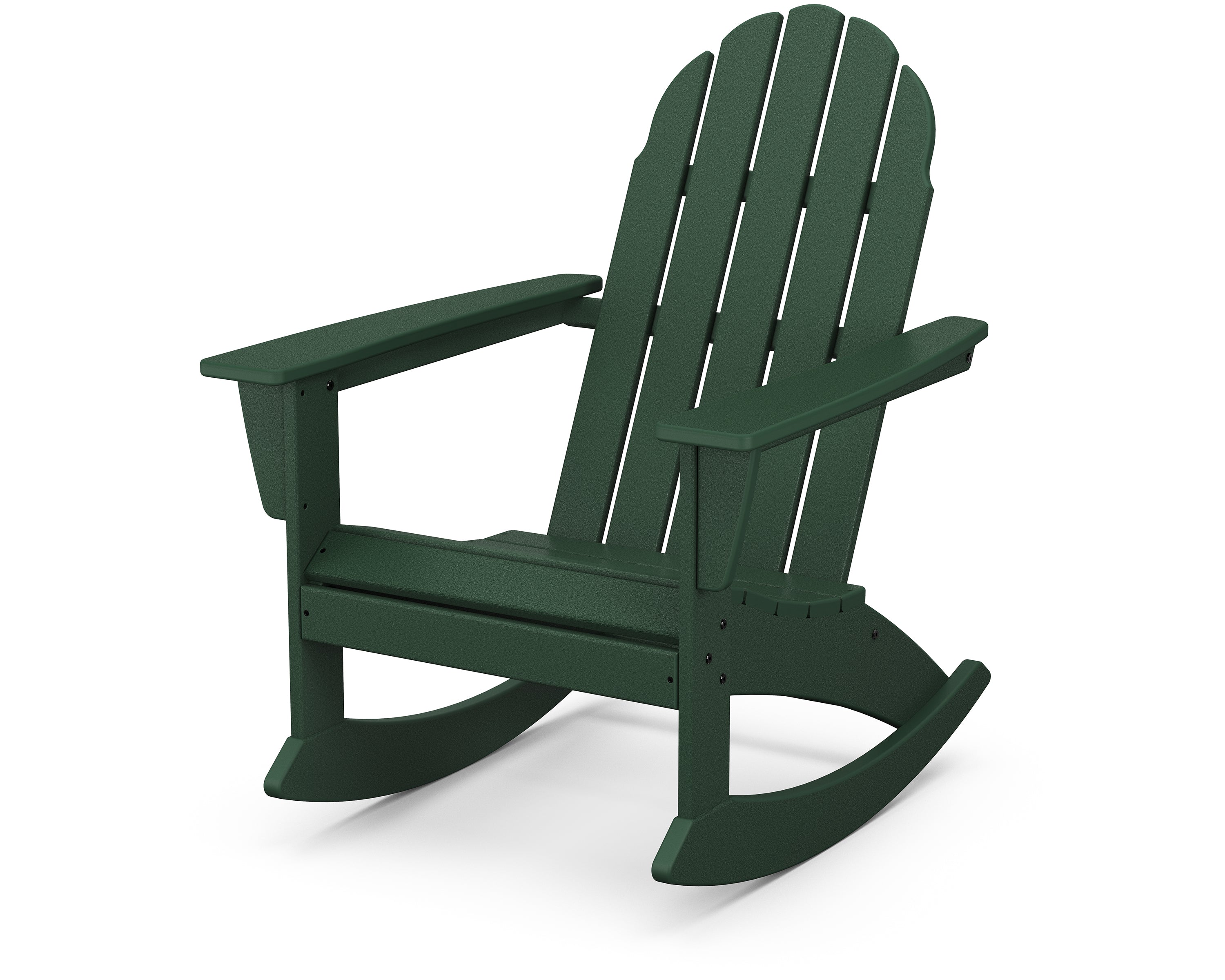 POLYWOOD® Vineyard Adirondack Rocking Chair in Green