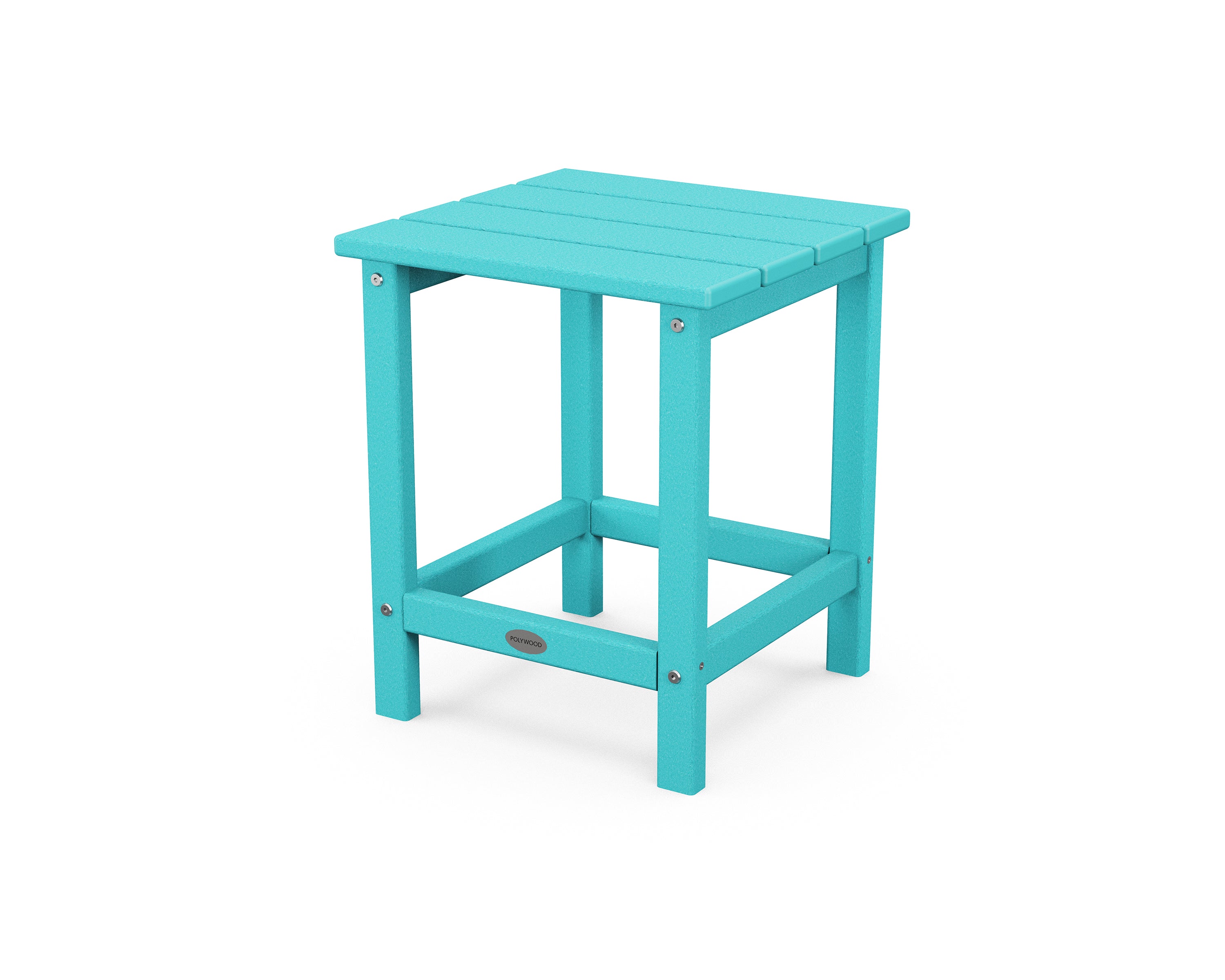 POLYWOOD Long Island 18" Side Table in Aruba