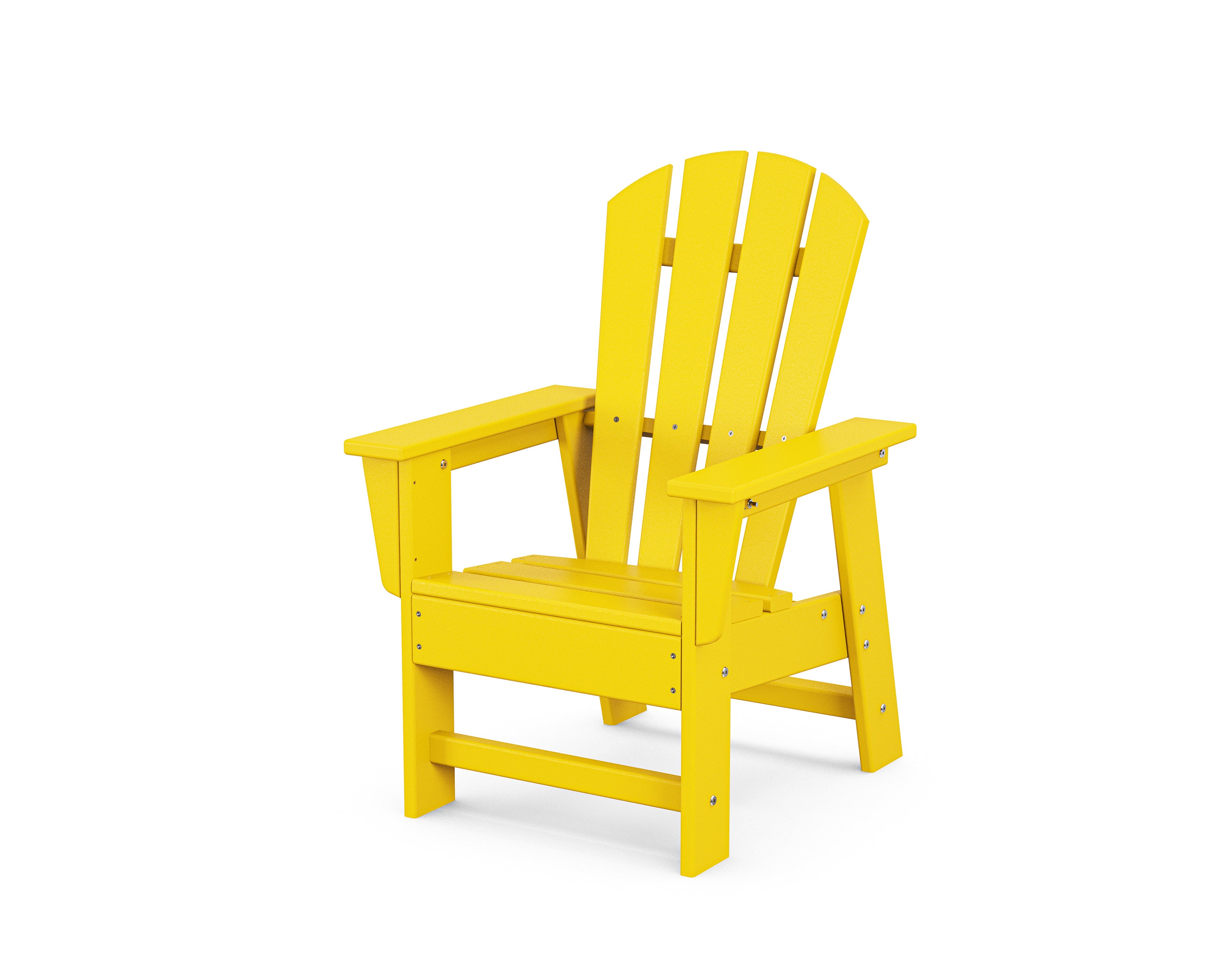 POLYWOOD Kids Adirondack Chair in Lemon