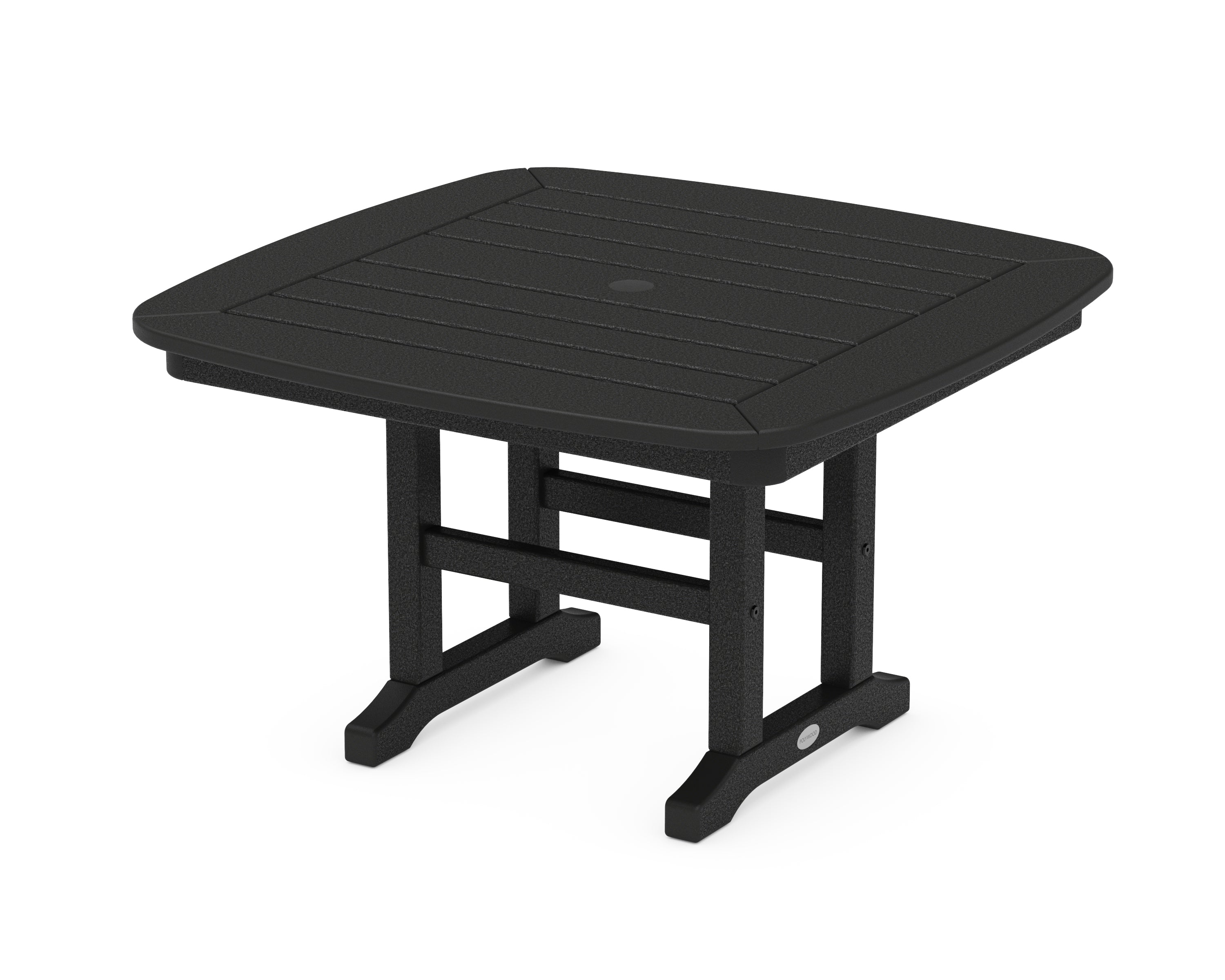 POLYWOOD Nautical 31" Conversation Table in Black