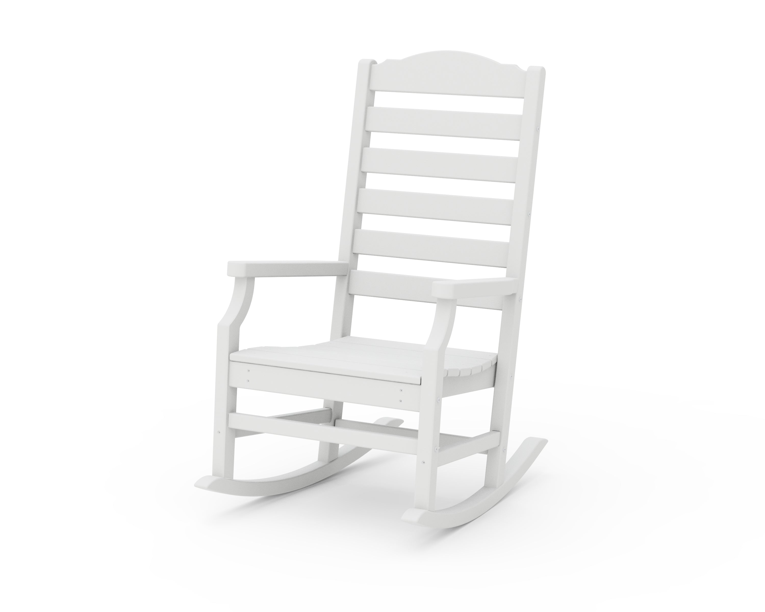 POLYWOOD Savannah Rocking Chair in White