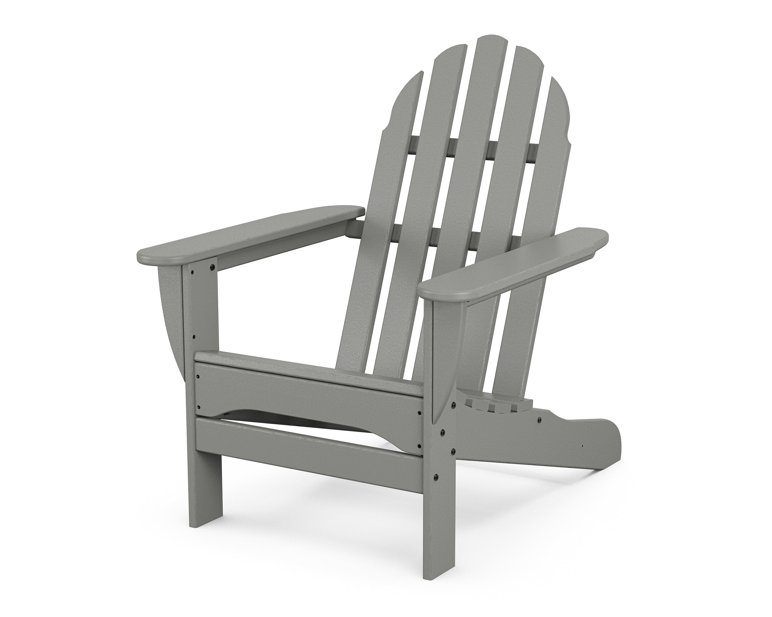 POLYWOOD Classic Adirondack Chair in Slate Grey