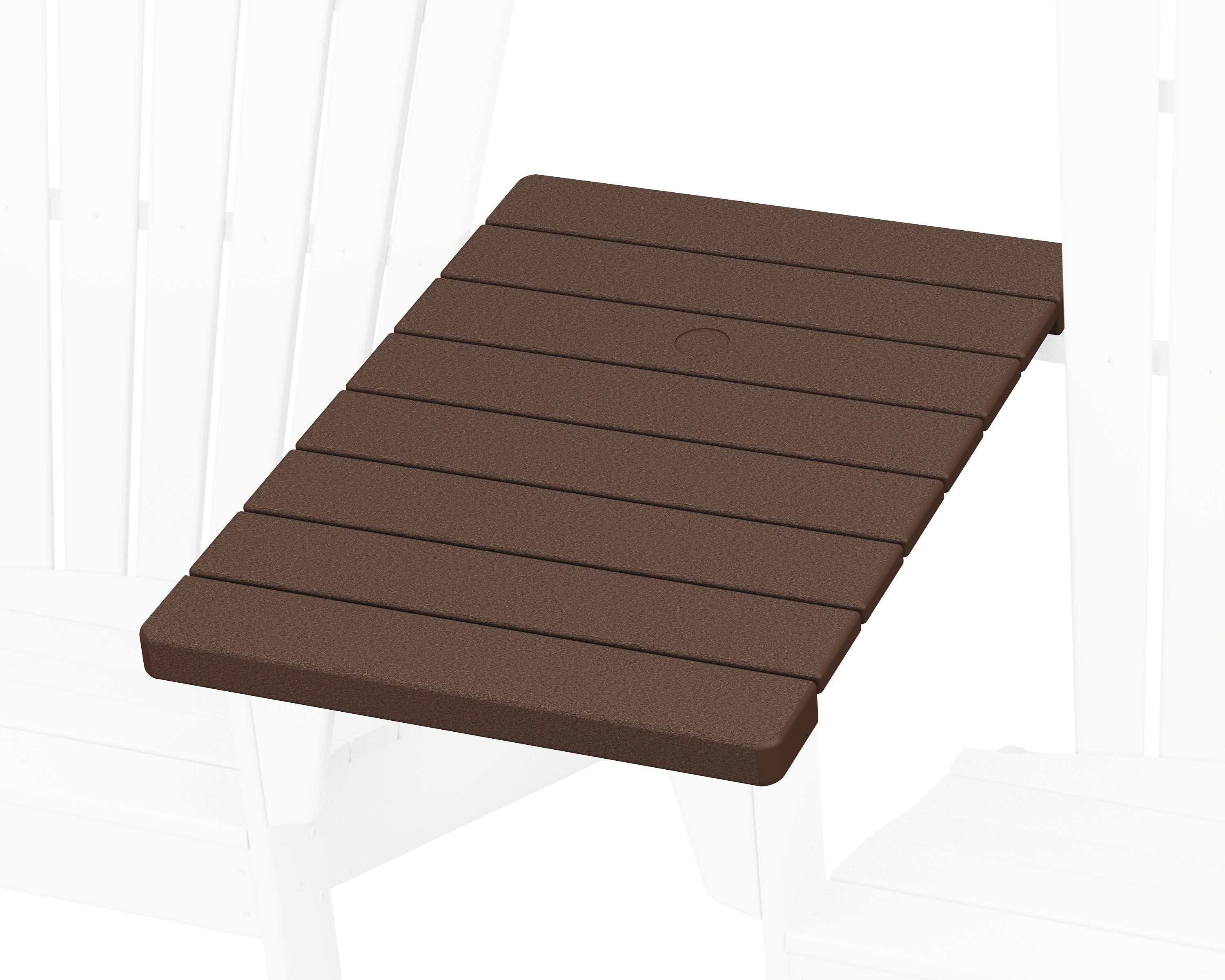 POLYWOOD Straight Adirondack Connecting Table in Mahogany
