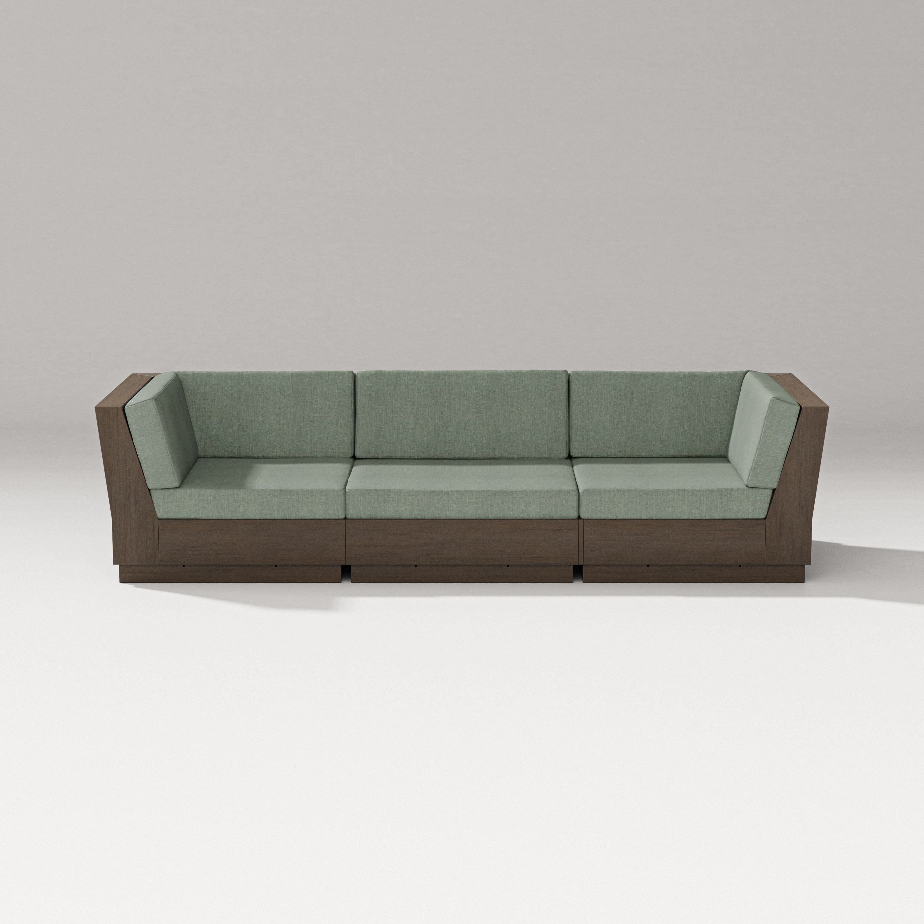 PW Designer Series Elevate Sofa Sectional in Kona / Cast Sage