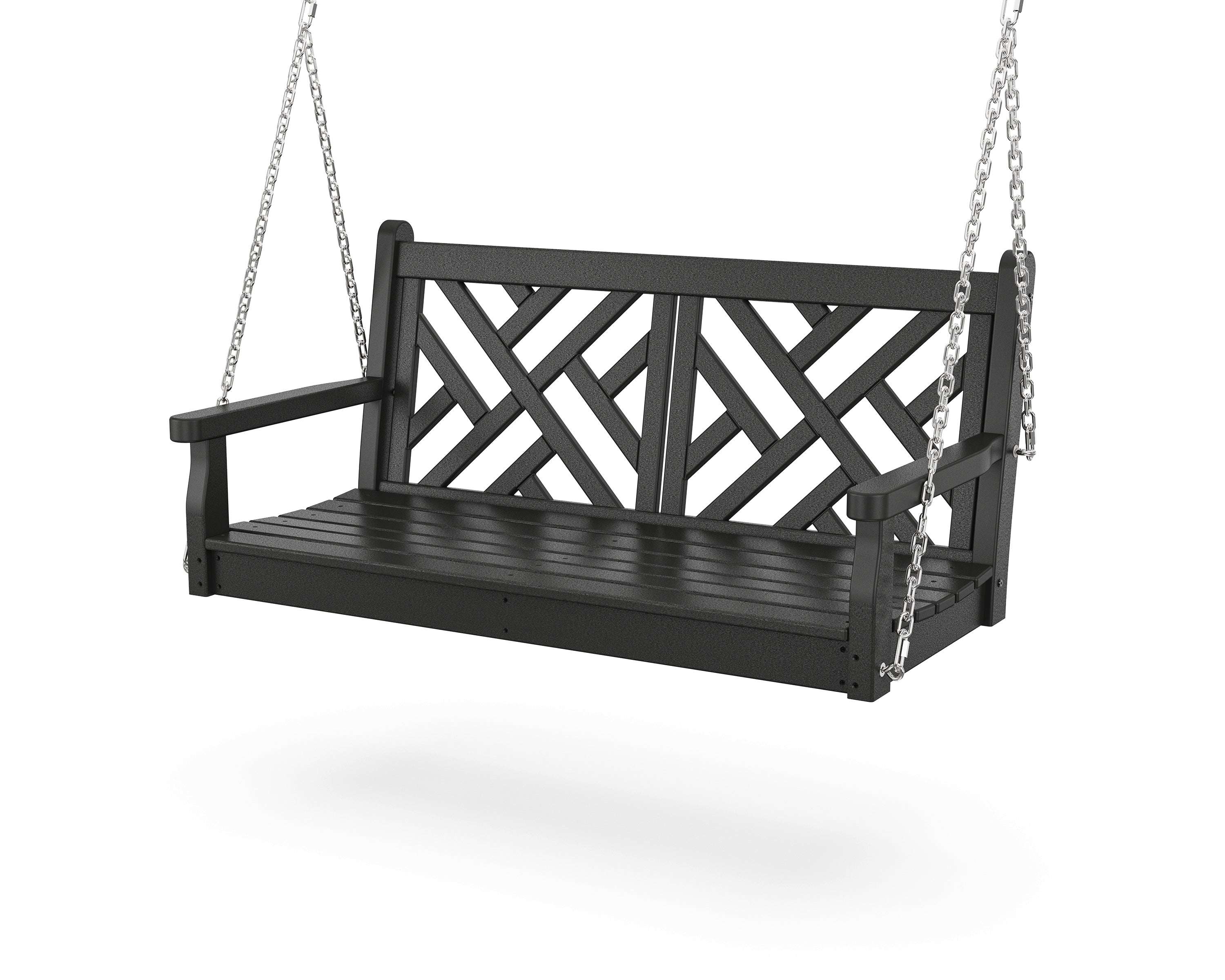 POLYWOOD Chippendale 48” Swing in Black