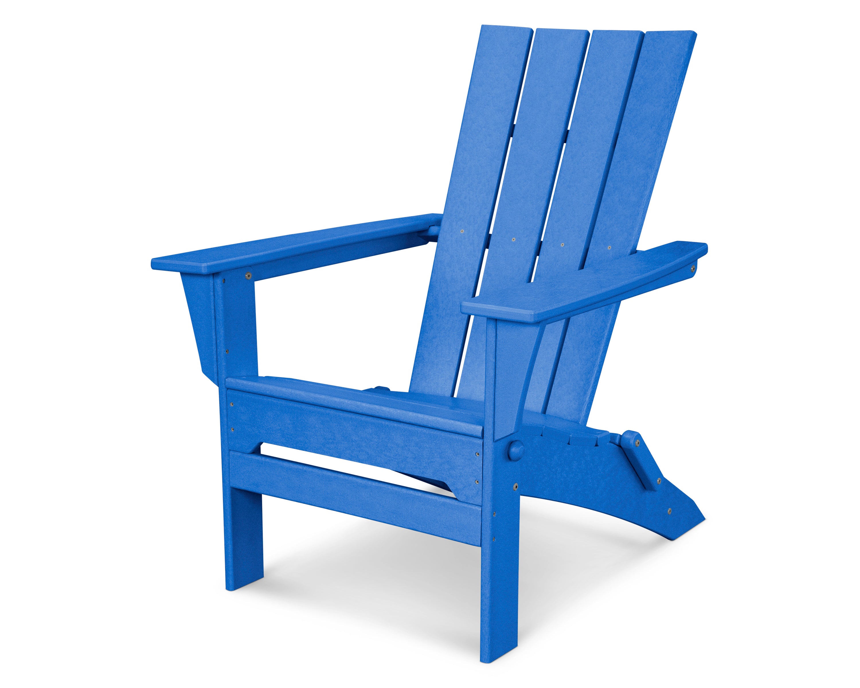 POLYWOOD Quattro Folding Adirondack in Pacific Blue