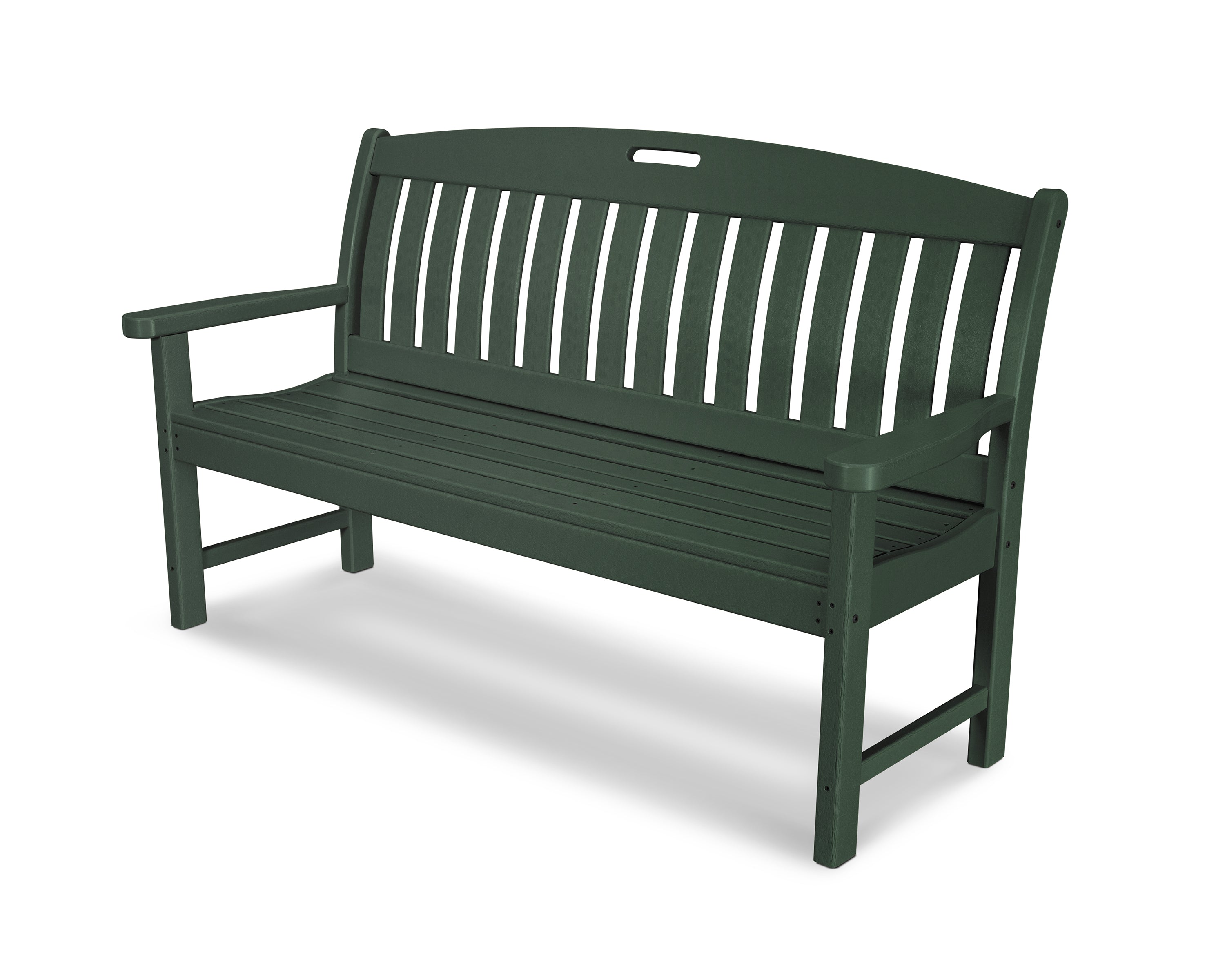 POLYWOOD® Nautical 60" Bench in Green