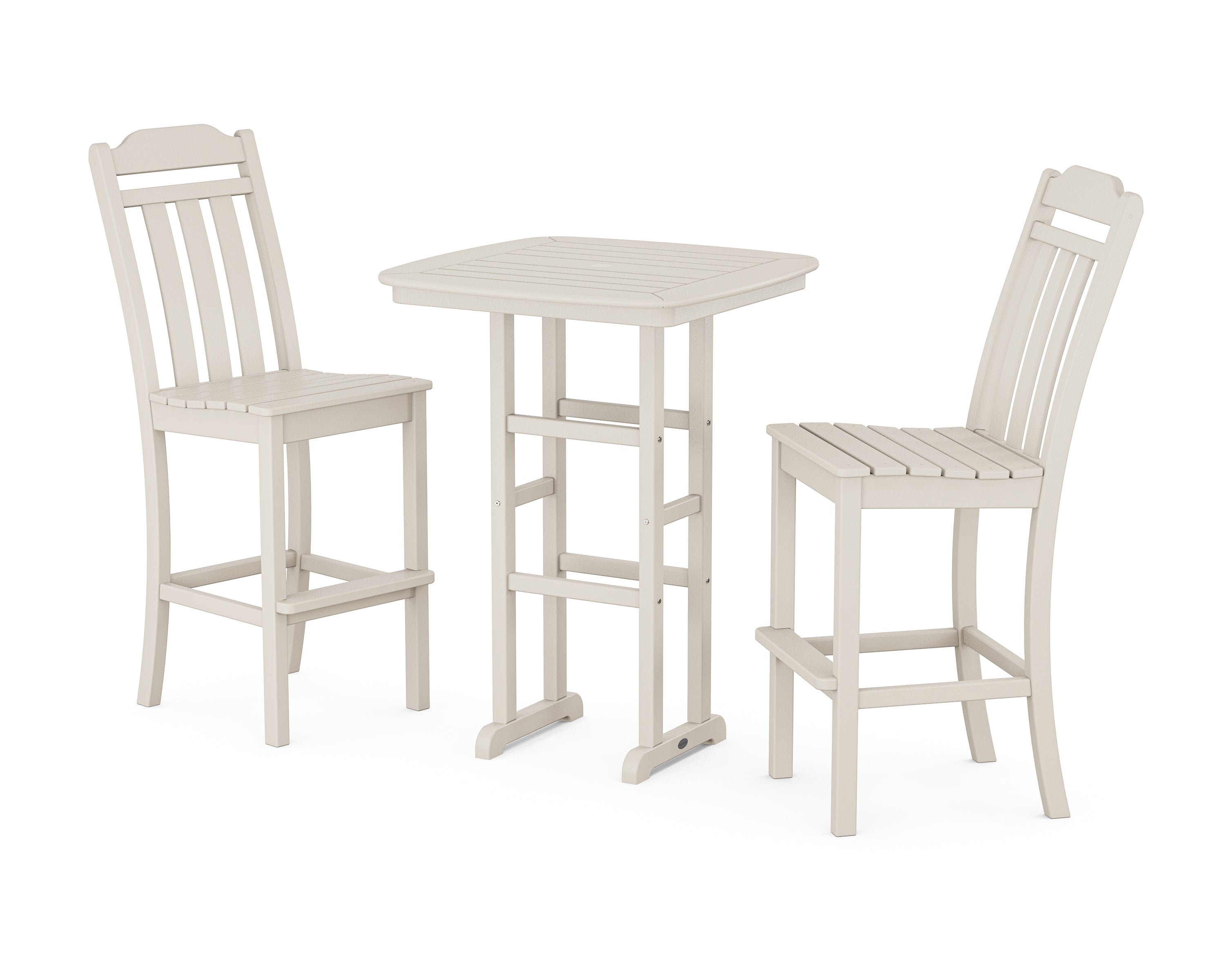 POLYWOOD Country Living 3-Piece Bar Set in Sand