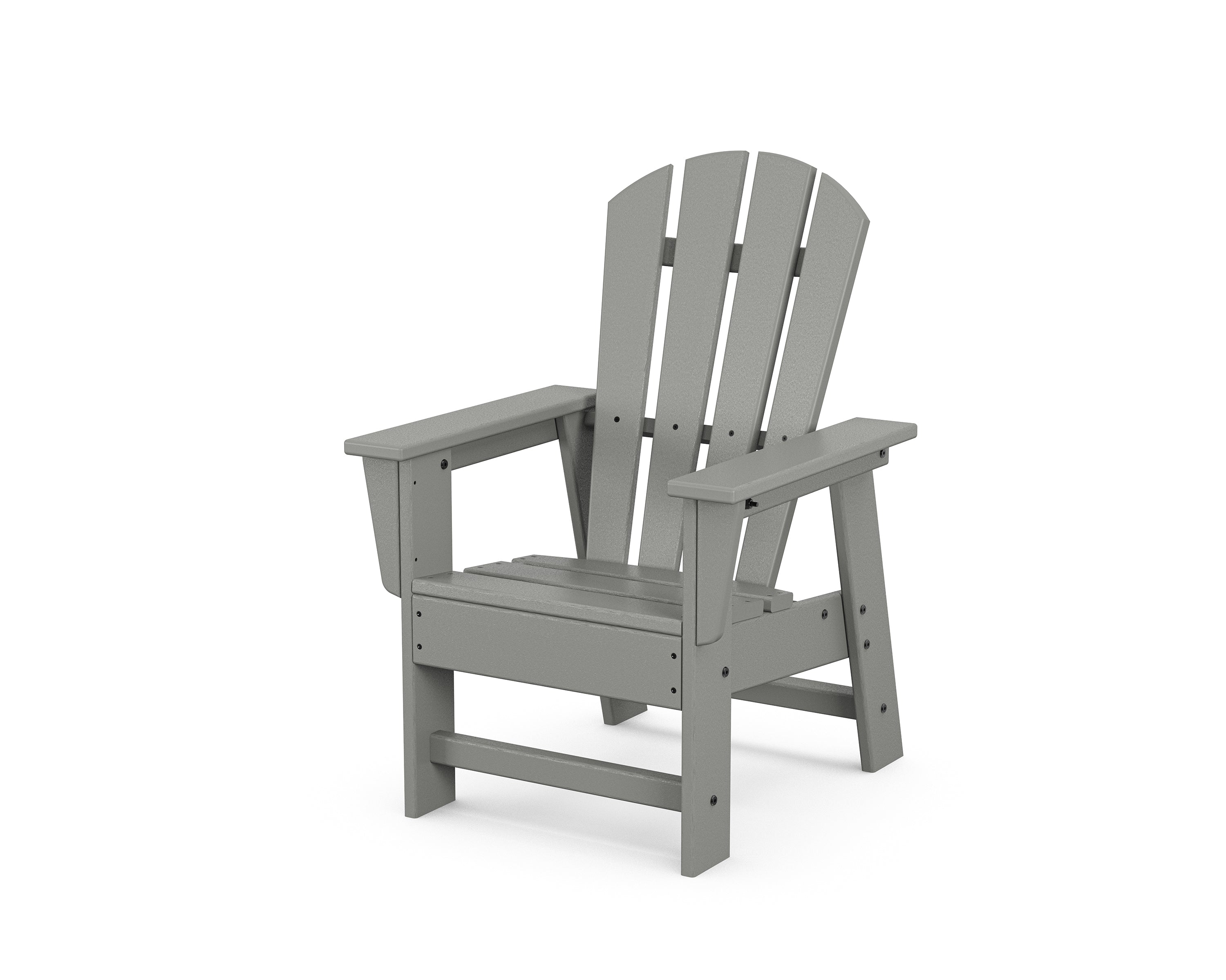 POLYWOOD Kids Adirondack Chair in Slate Grey