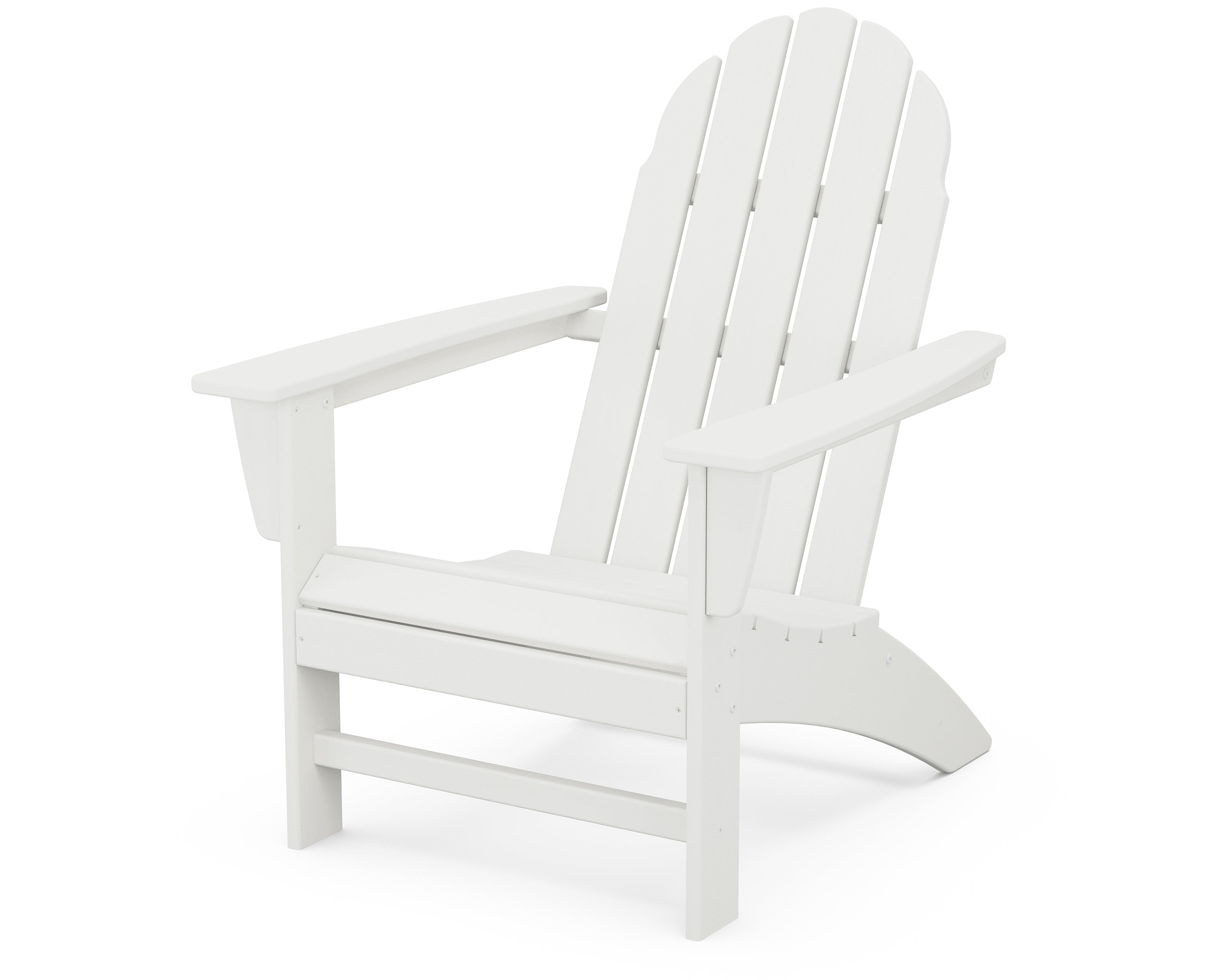 POLYWOOD Vineyard Adirondack Chair in White