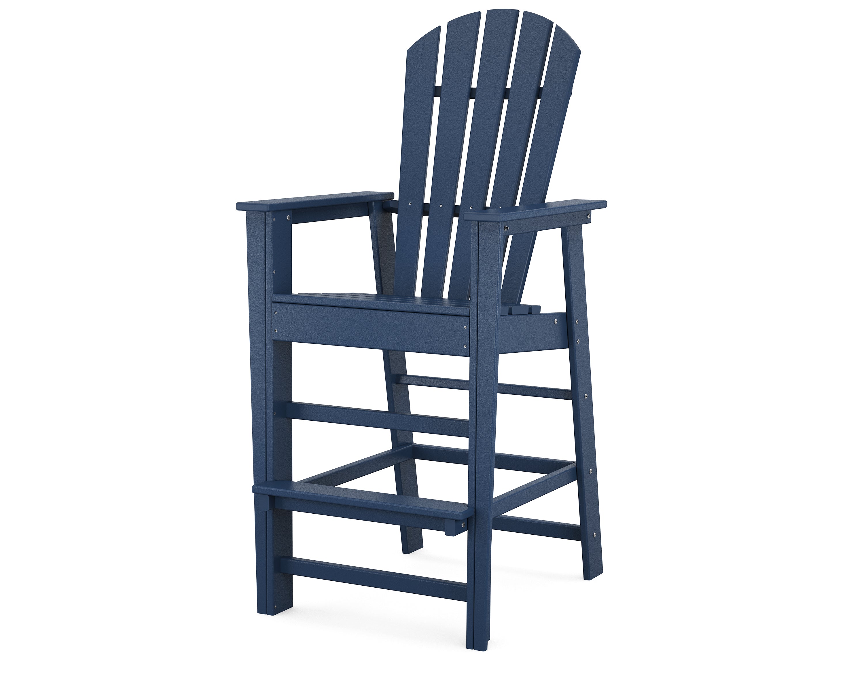 POLYWOOD South Beach Bar Chair in Navy