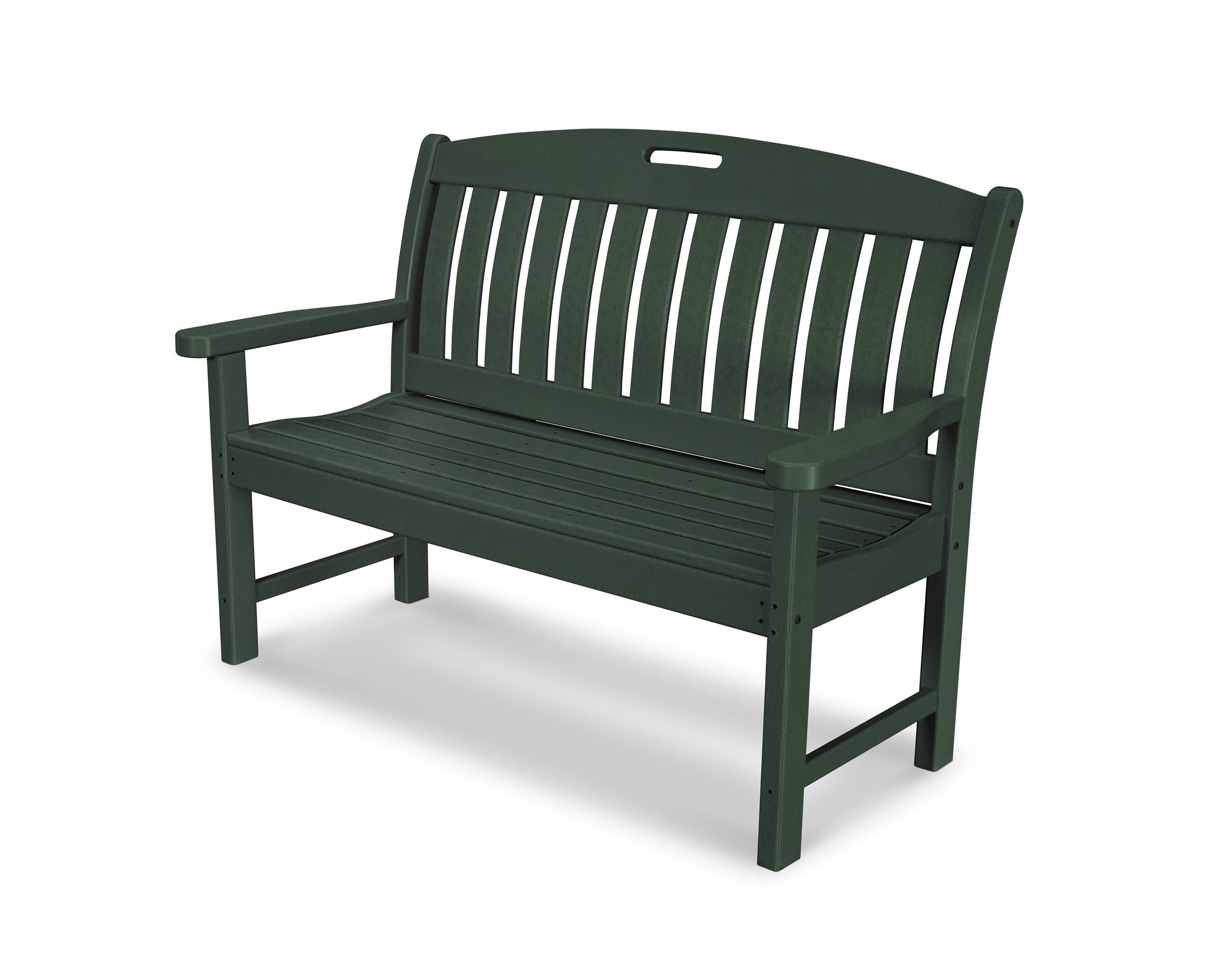 POLYWOOD® Nautical 48" Bench in Green