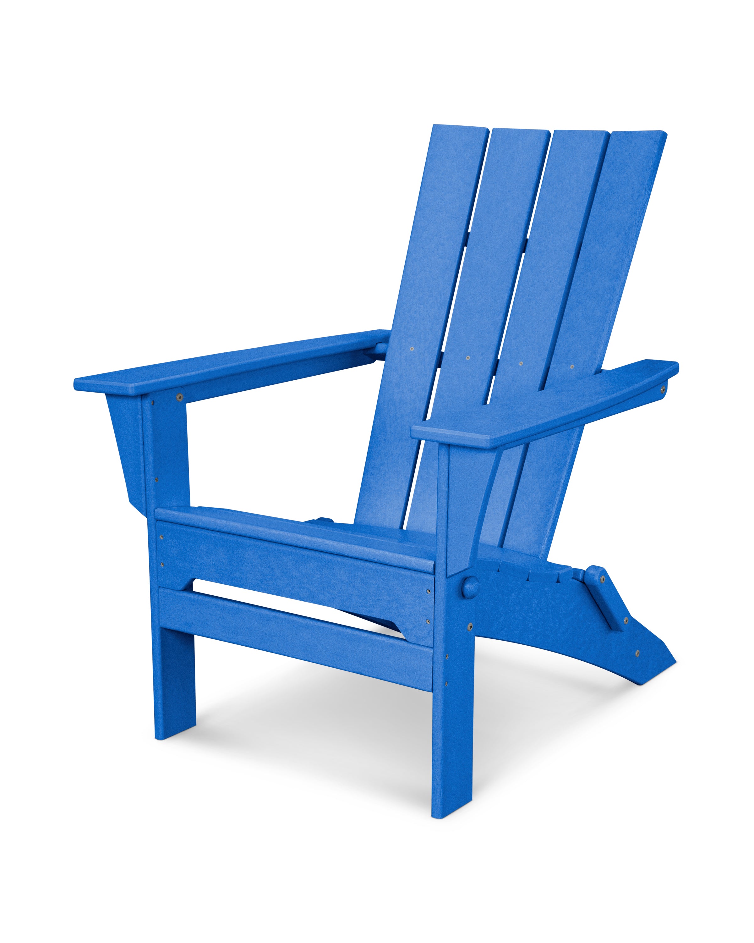 POLYWOOD Quattro Folding Adirondack in Pacific Blue