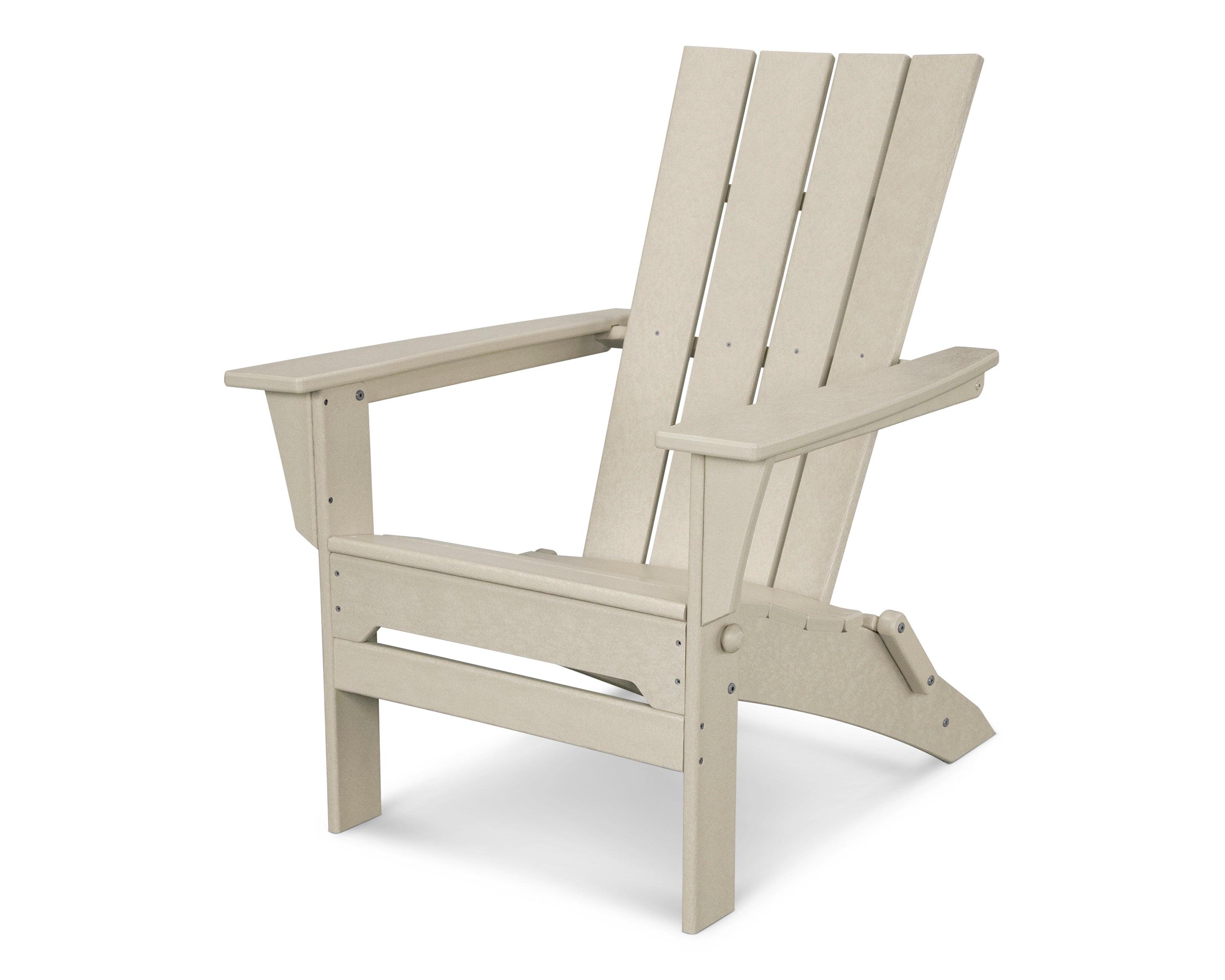 POLYWOOD Quattro Folding Adirondack in Sand