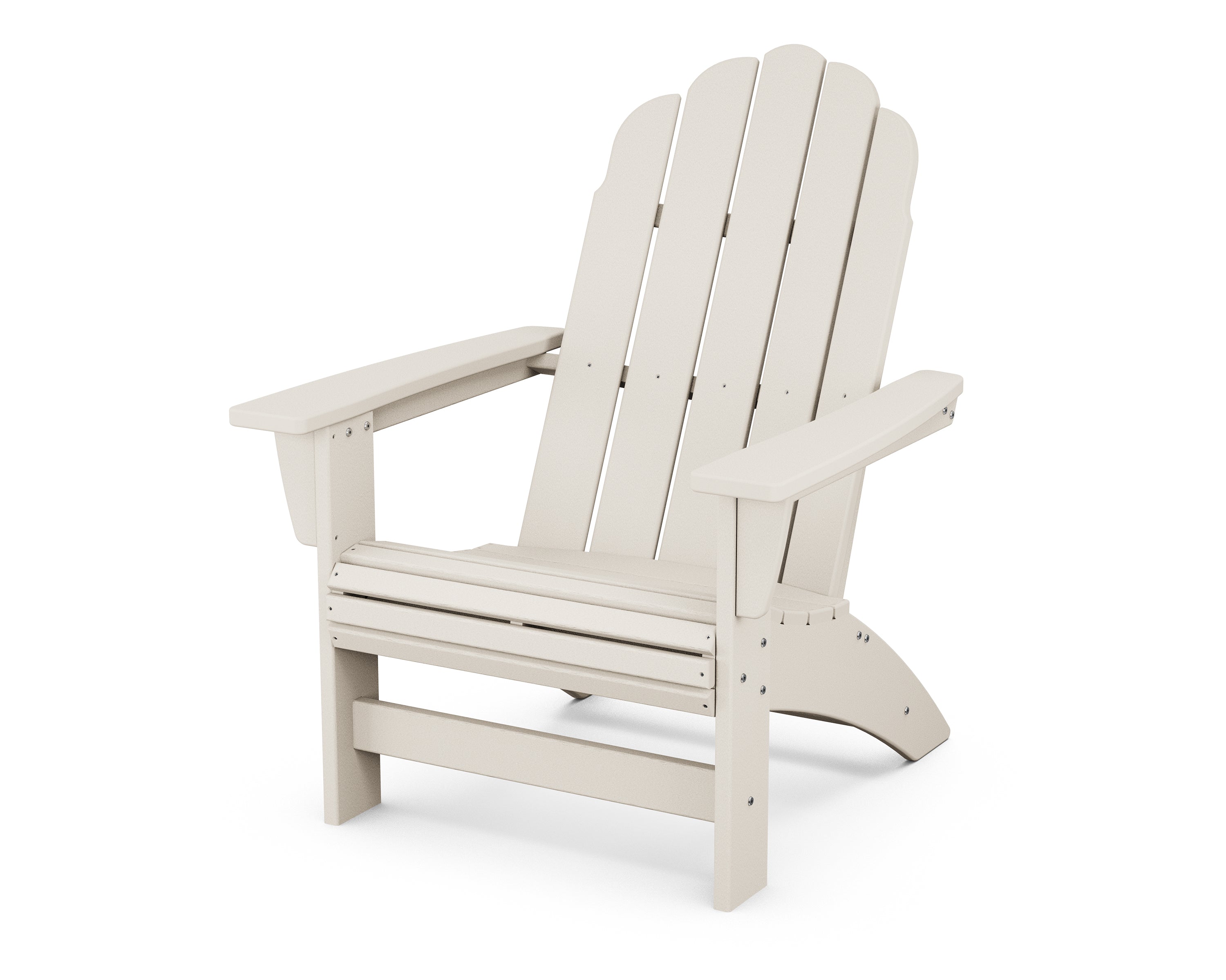 POLYWOOD Vineyard Grand Adirondack Chair in Sand