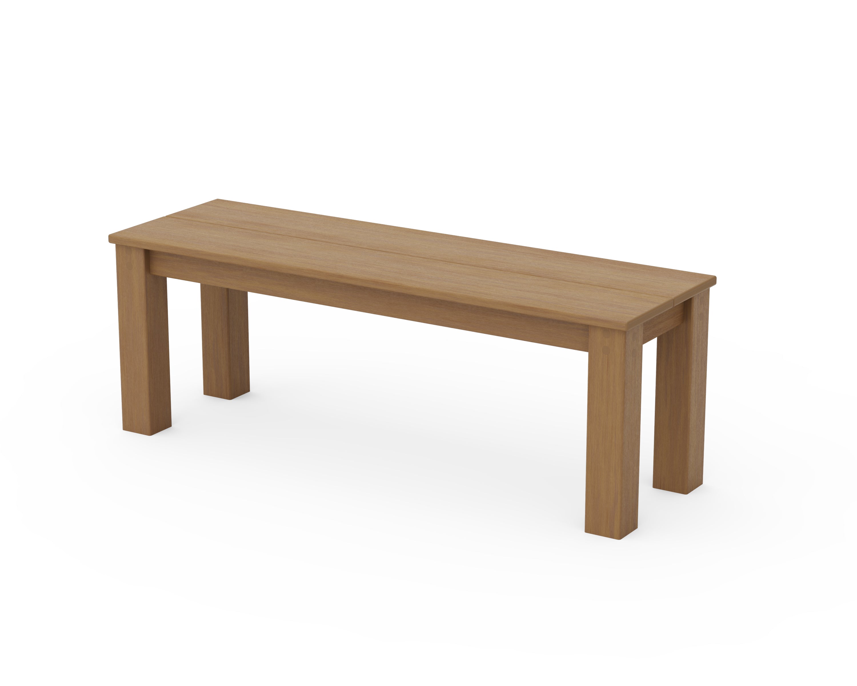 POLYWOOD Studio Parsons 48” Bench in Natural