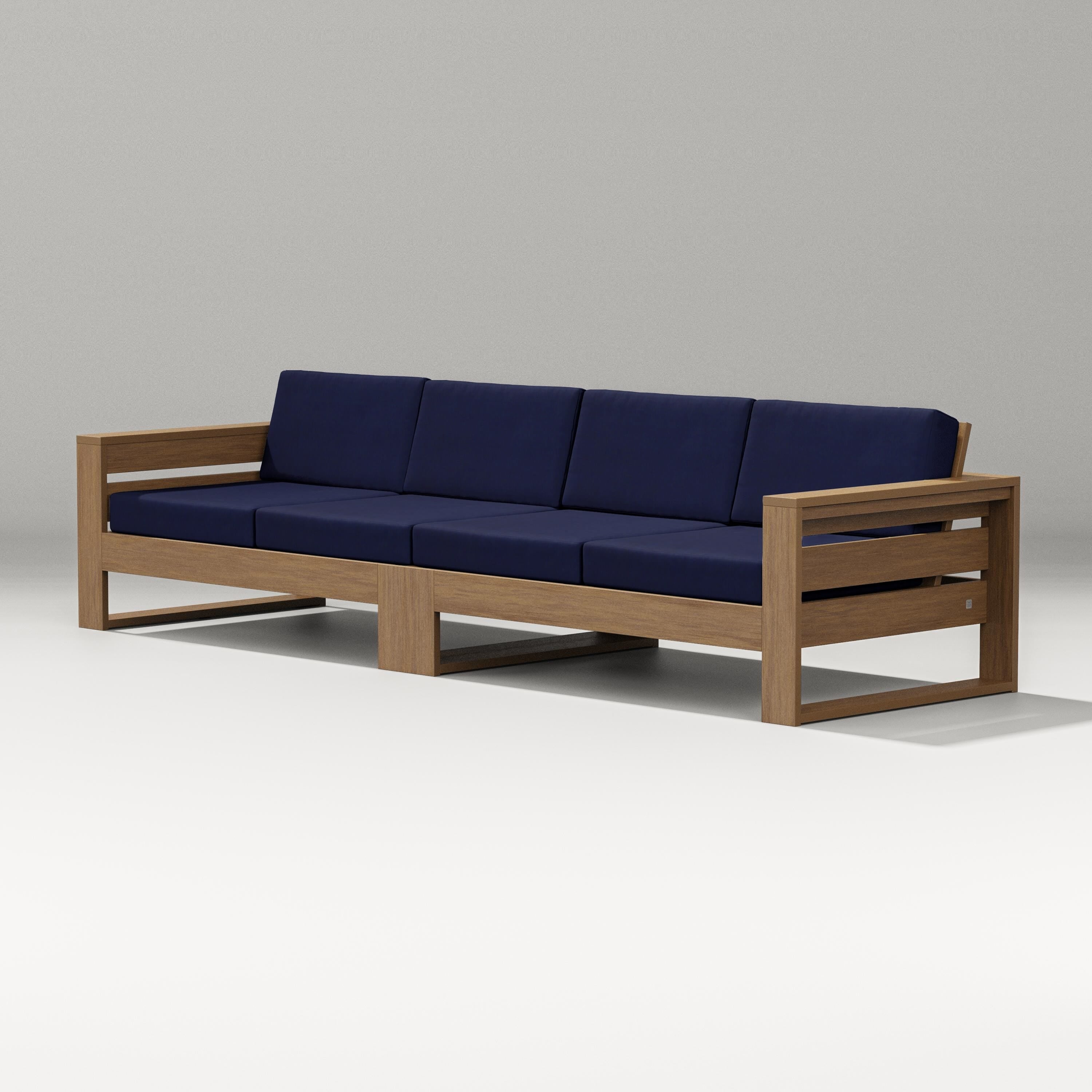 PW Designer Series Latitude Straight Sectional in Natural / Navy