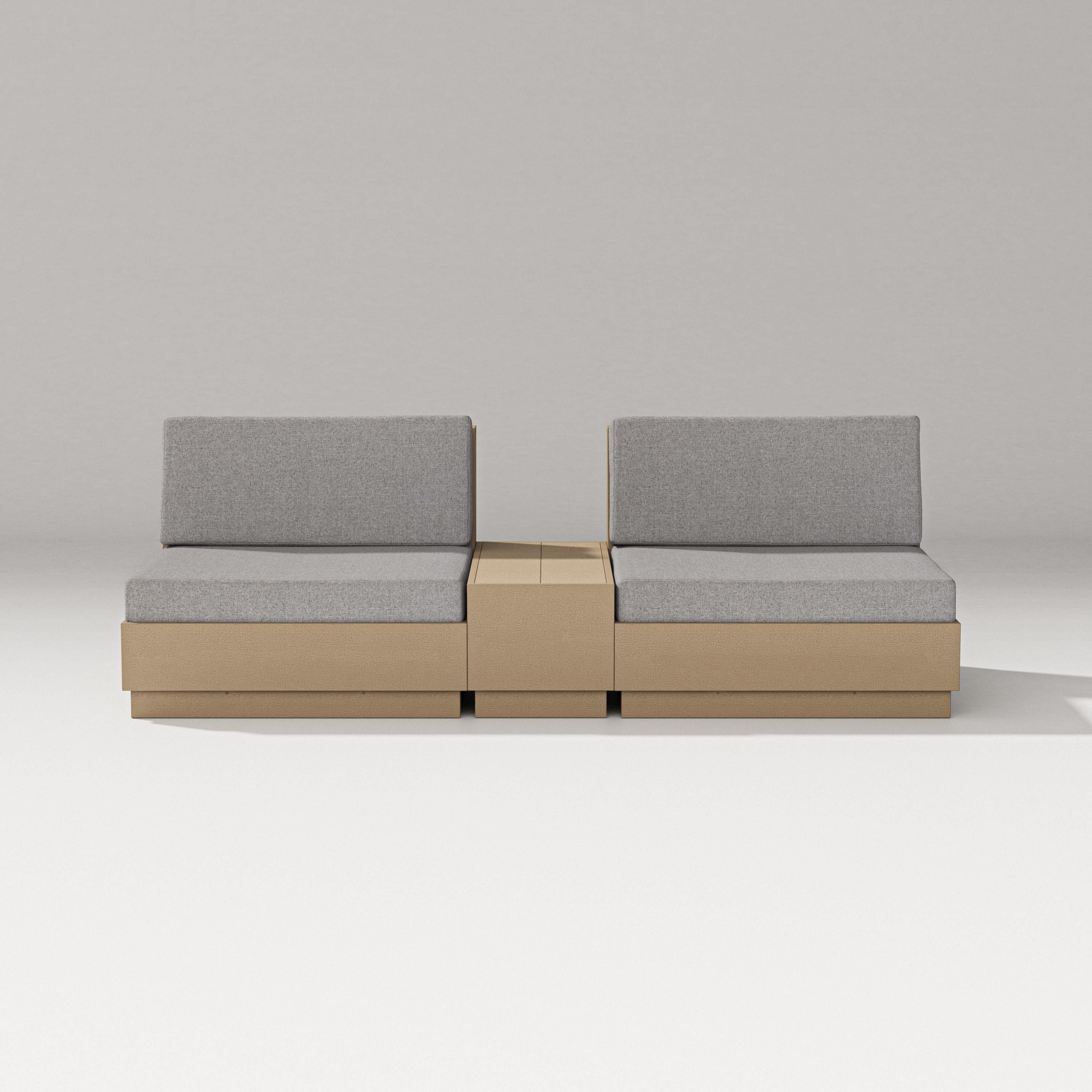 PW Designer Series Elevate Lounge Chair Set in Vintage Sahara / Grey Mist