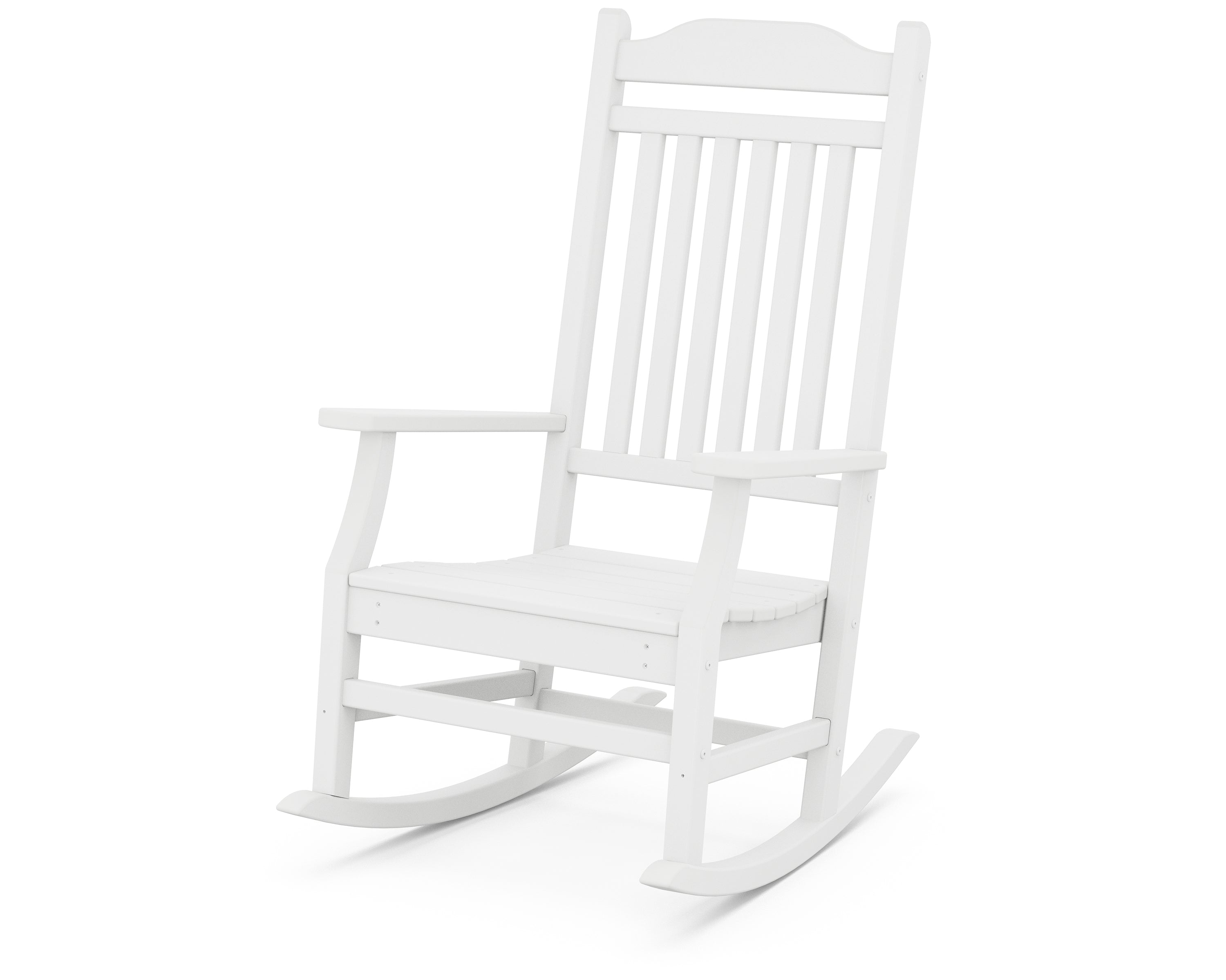 POLYWOOD Country Living Rocking Chair in White